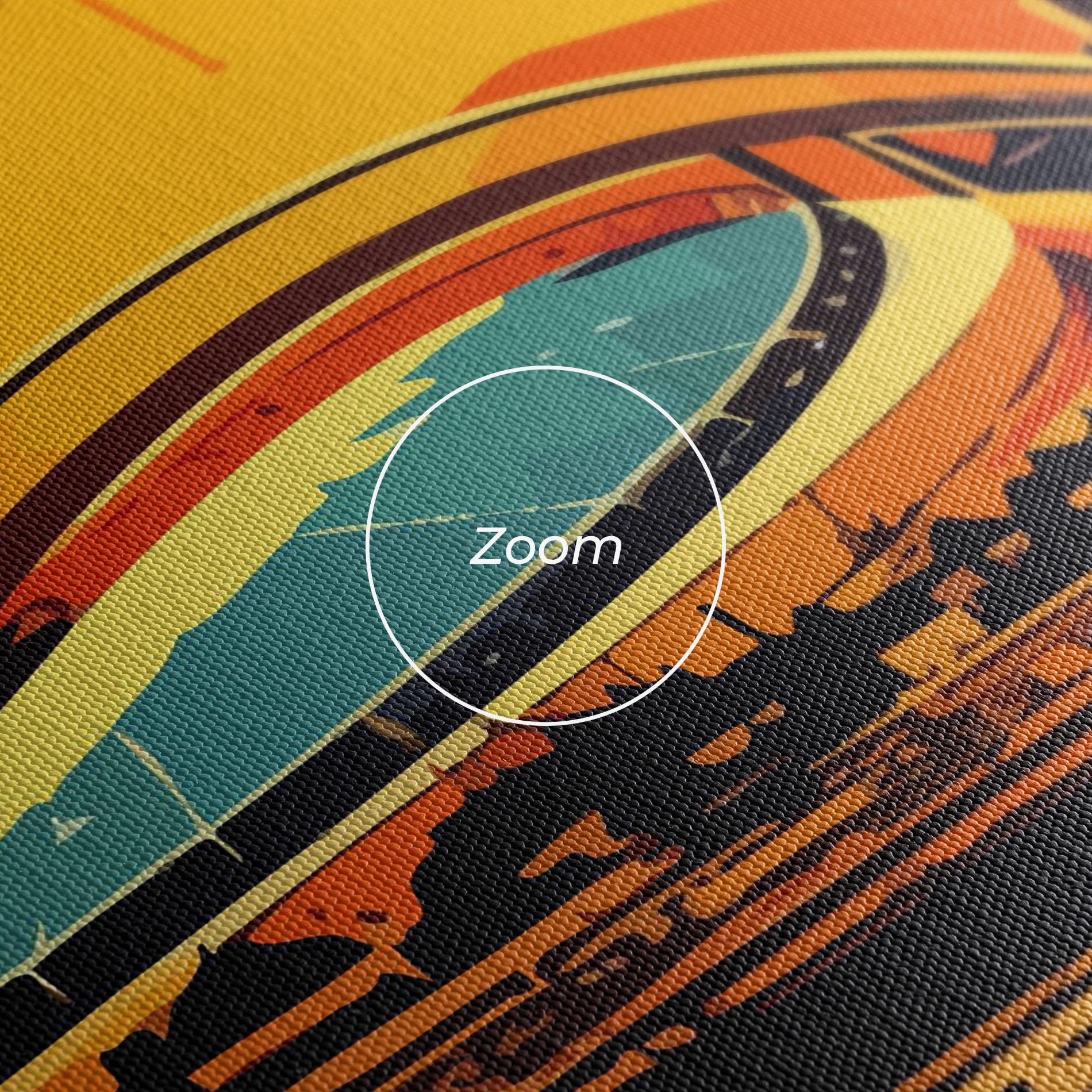 Leinwandbild Montreal Skyline mockup 3