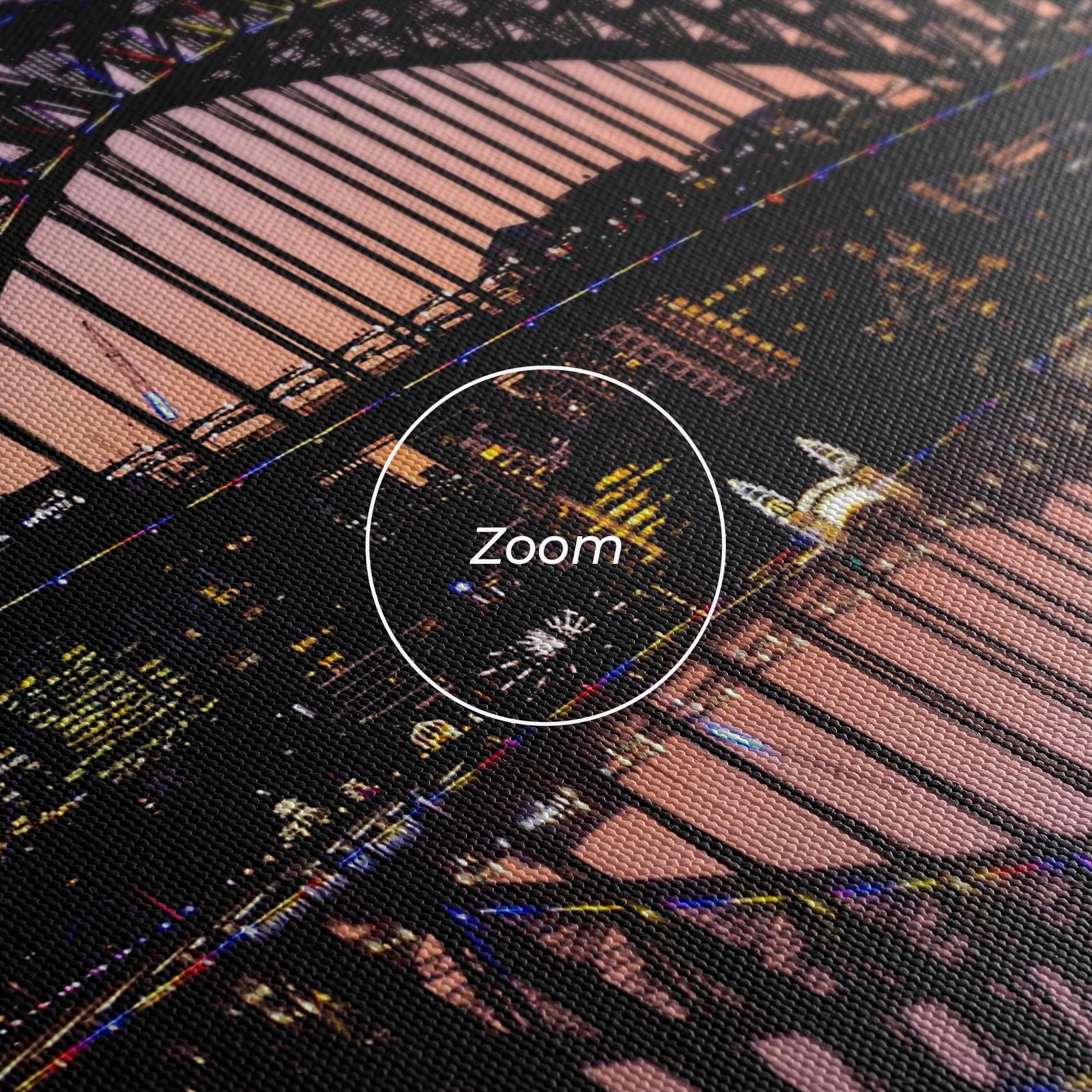 Leinwandbild Purple Night Sydney mockup 3