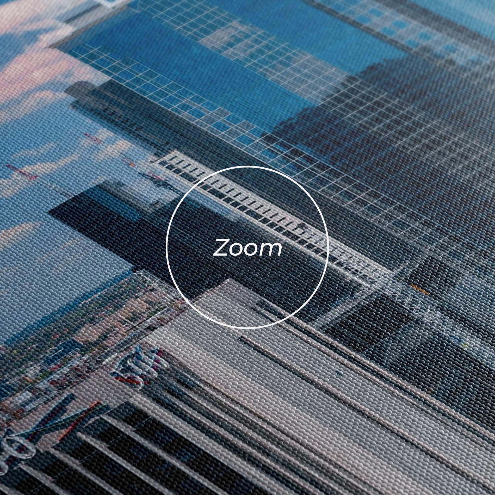 Leinwandbild Skyscrapert View mockup 3