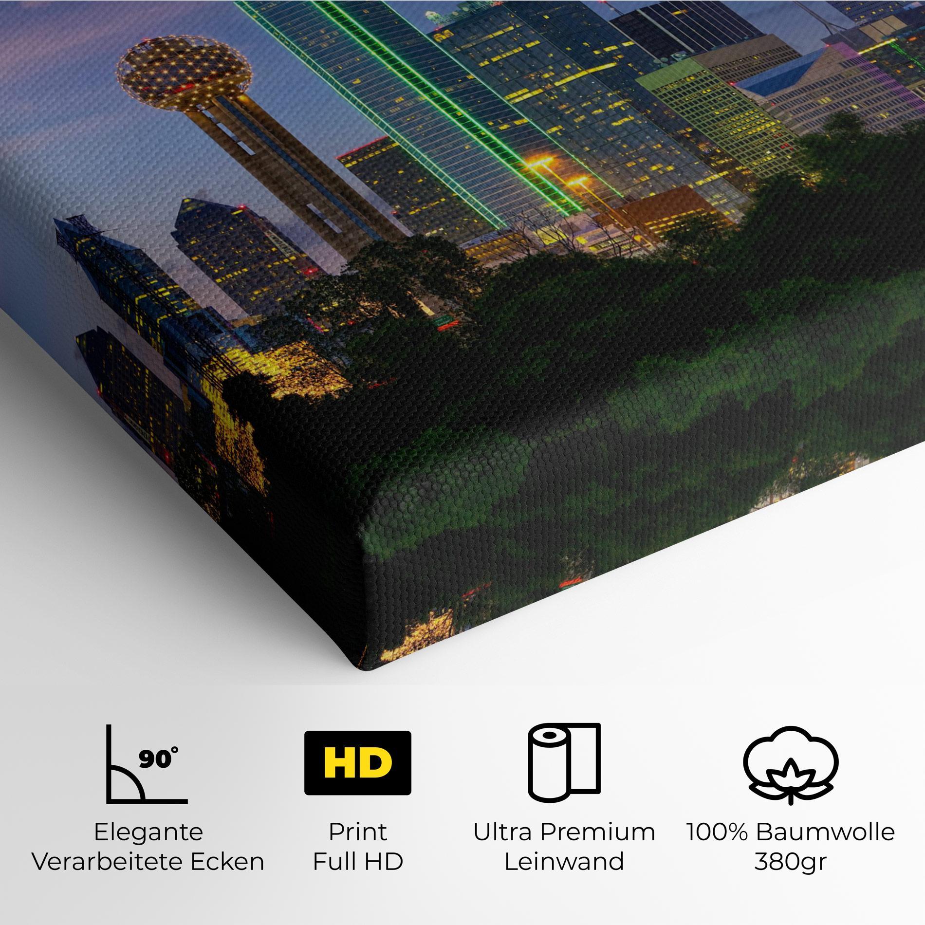 Leinwandbild Dallas Dusk mockup 4