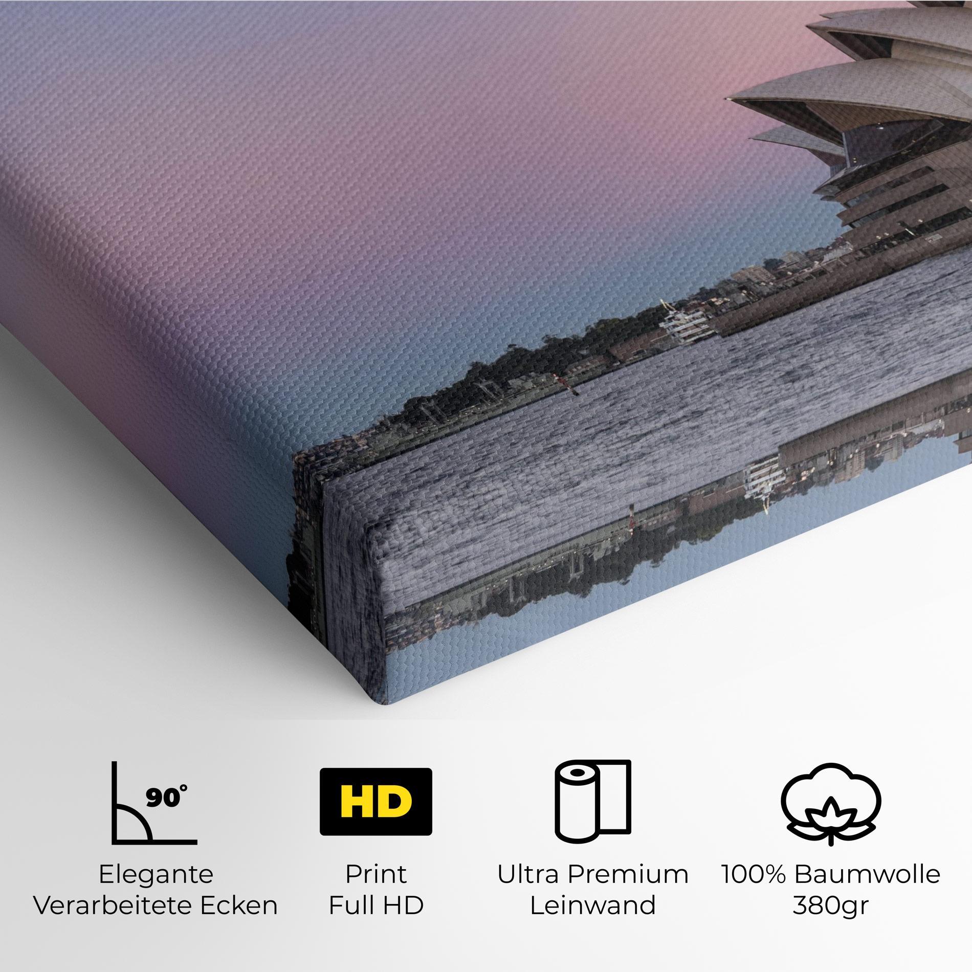 Leinwandbild Sydney Purple Sky mockup 4