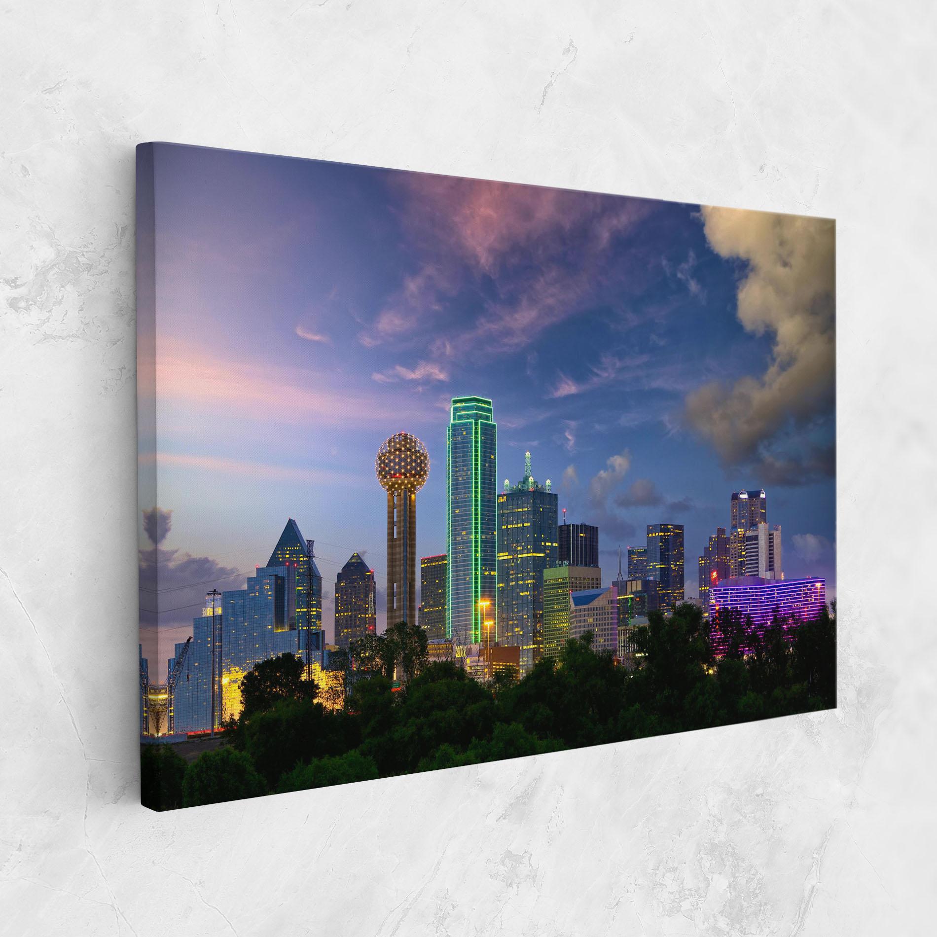 Leinwandbild Dallas Dusk mockup 1