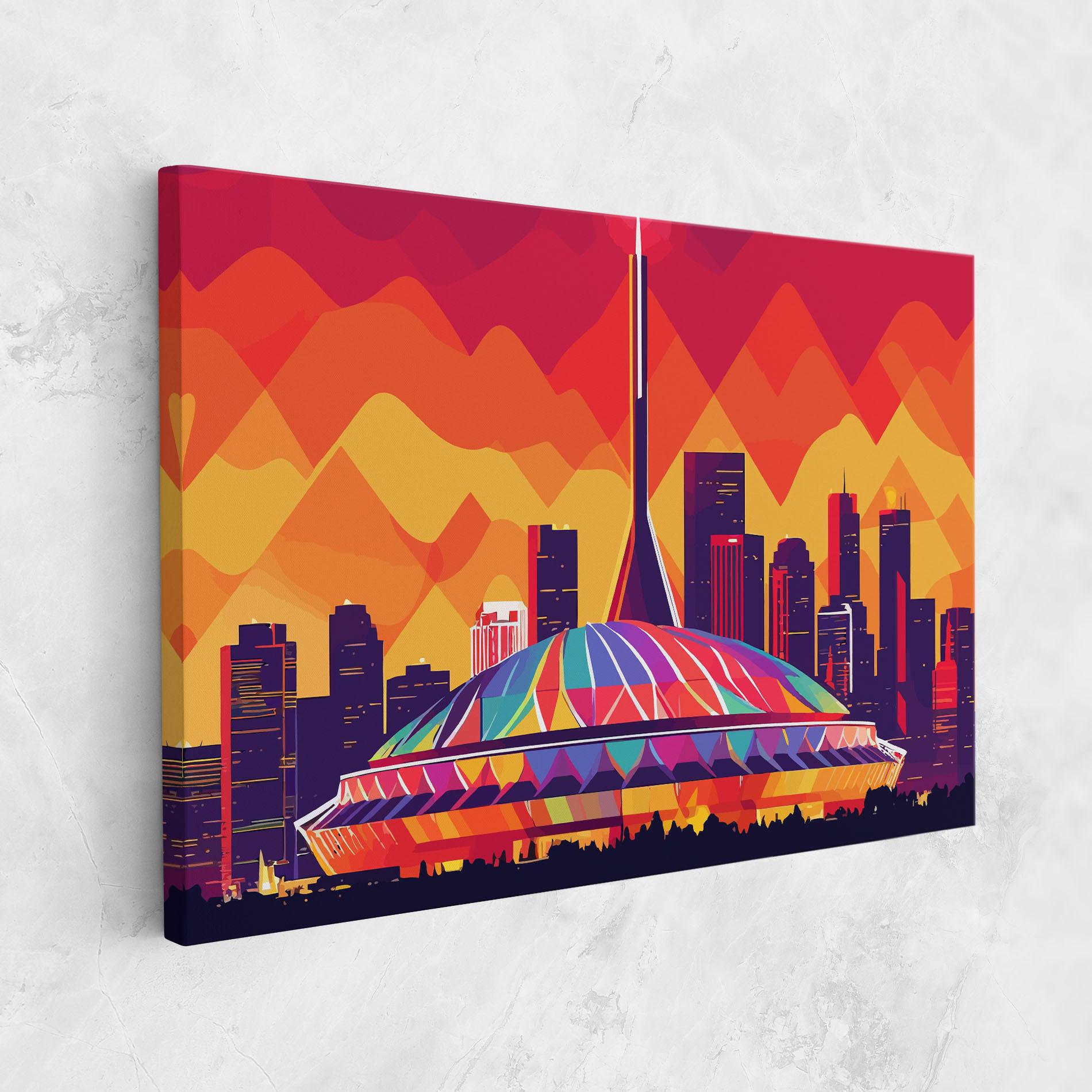 Leinwandbild Olympic Stadium mockup 1