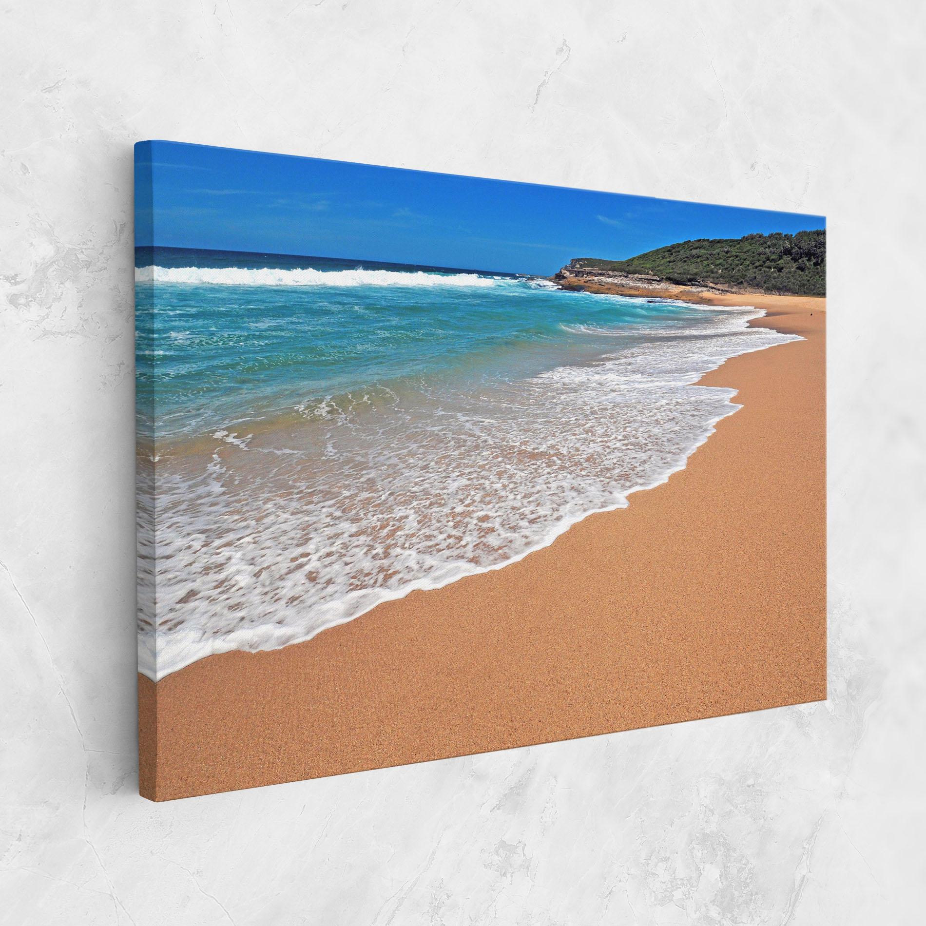 Leinwandbild Pristine Beach mockup 1