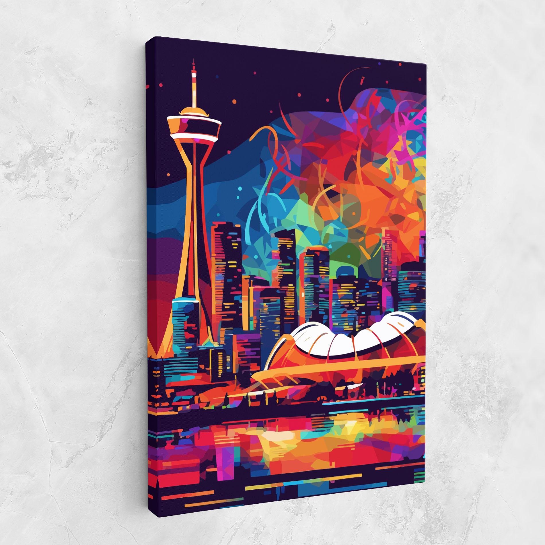 Leinwandbild Olympic Stadium Art mockup 1