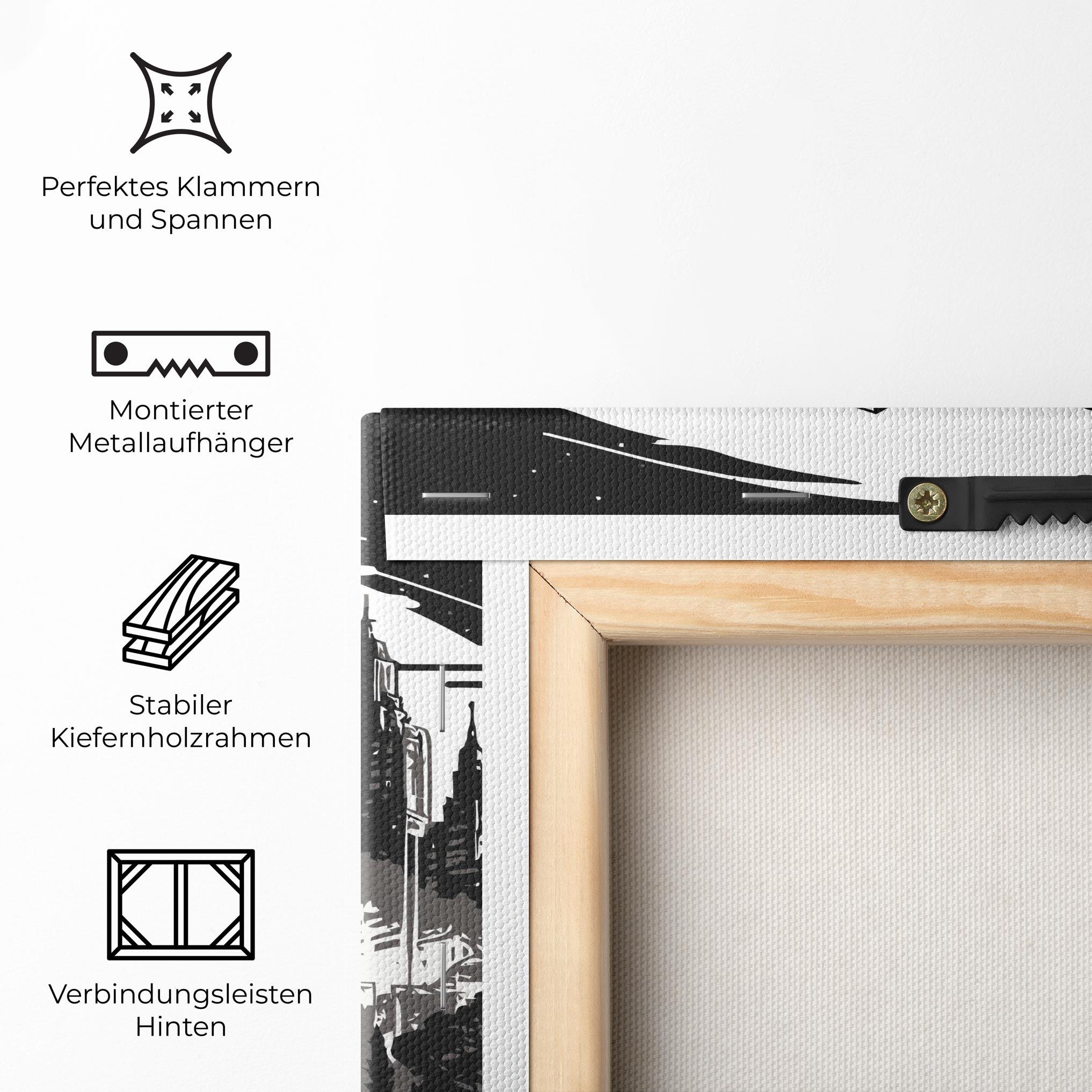 Leinwandbild Australia Moon mockup 5