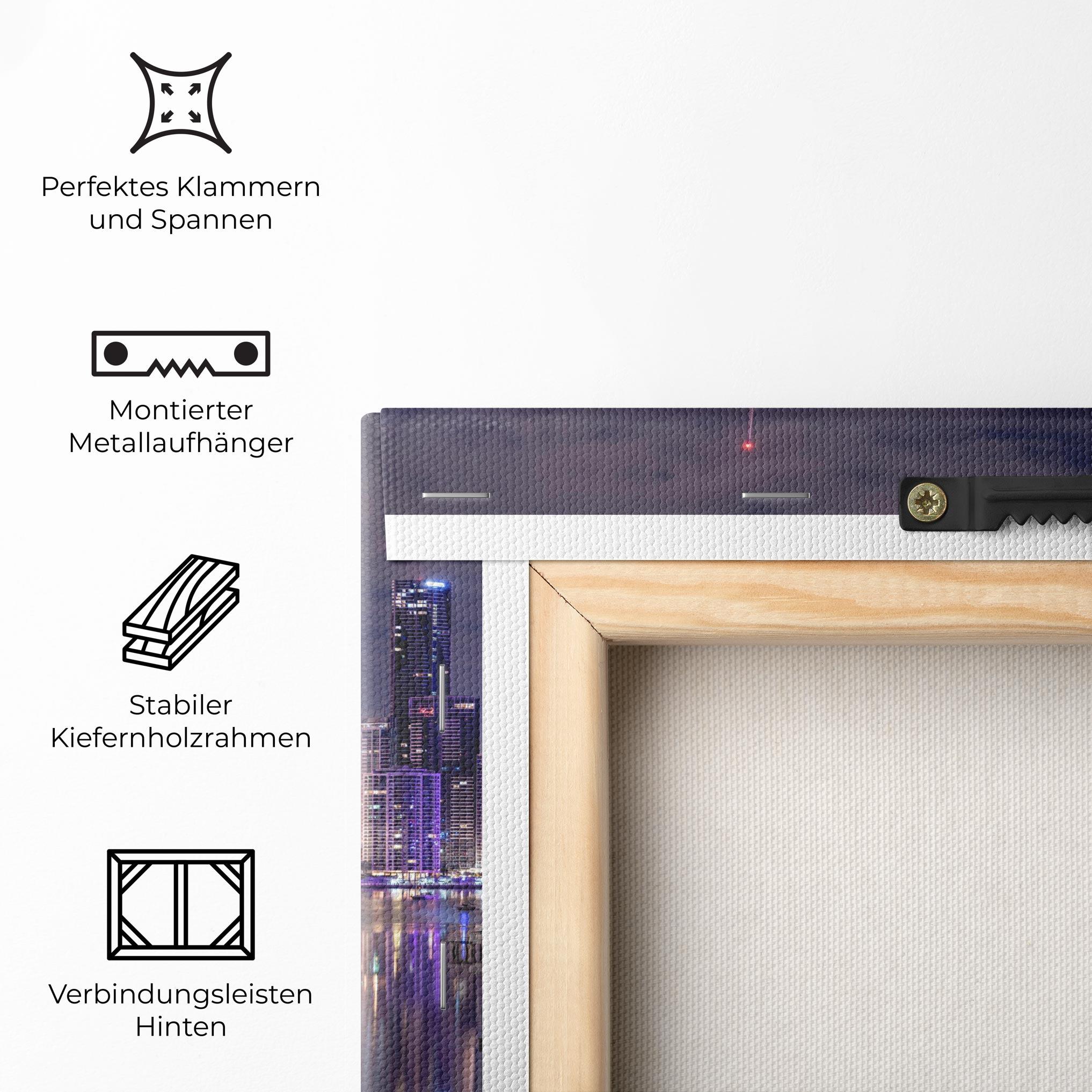 Leinwandbild Brisbane Night mockup 5