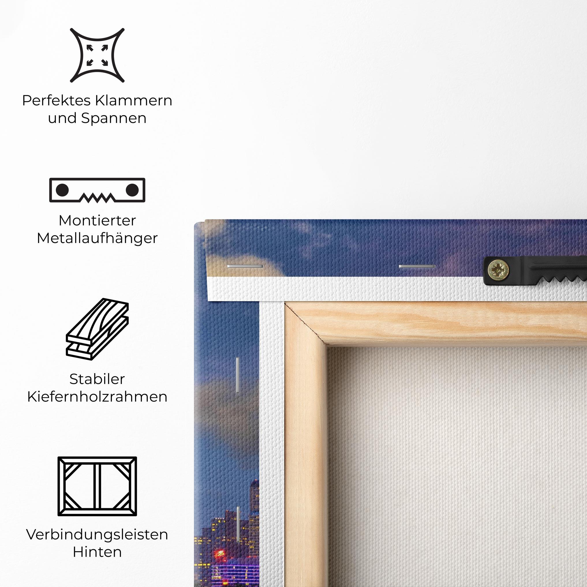 Leinwandbild Dallas Dusk mockup 5