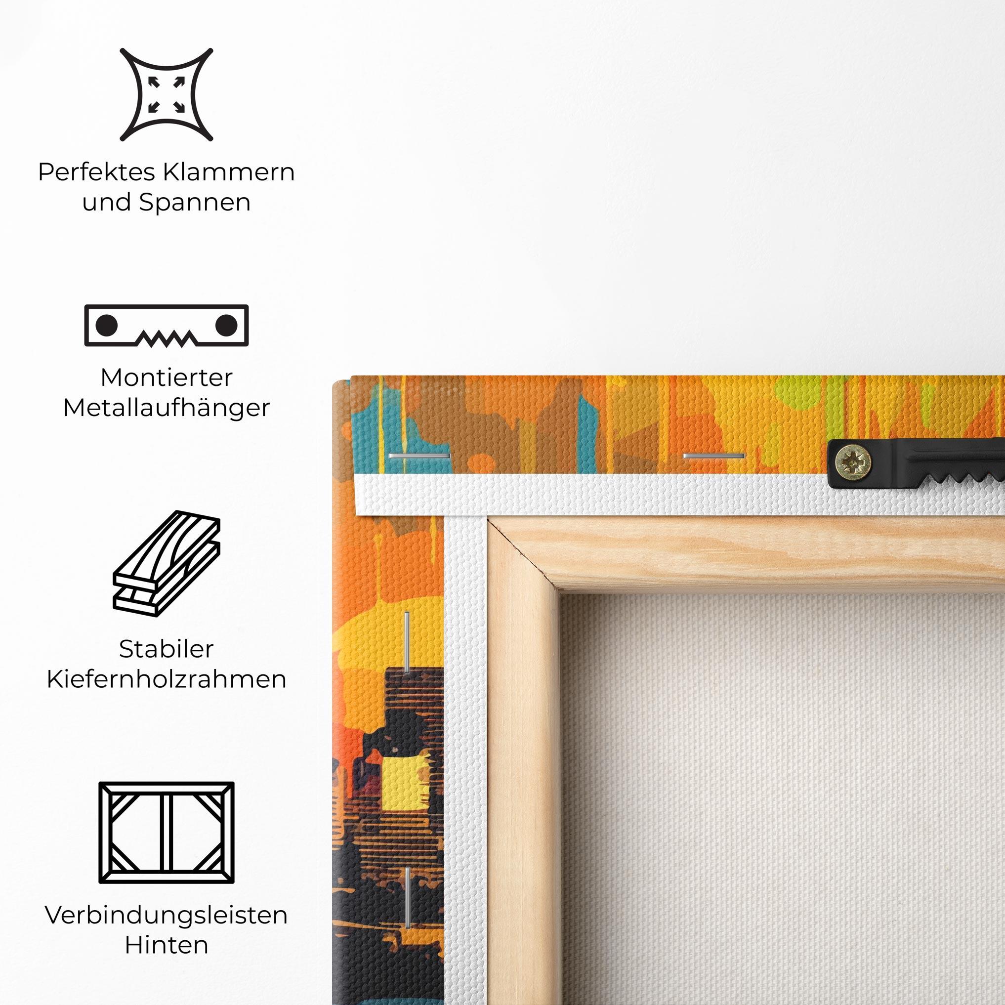 Leinwandbild Montreal Skyline mockup 5