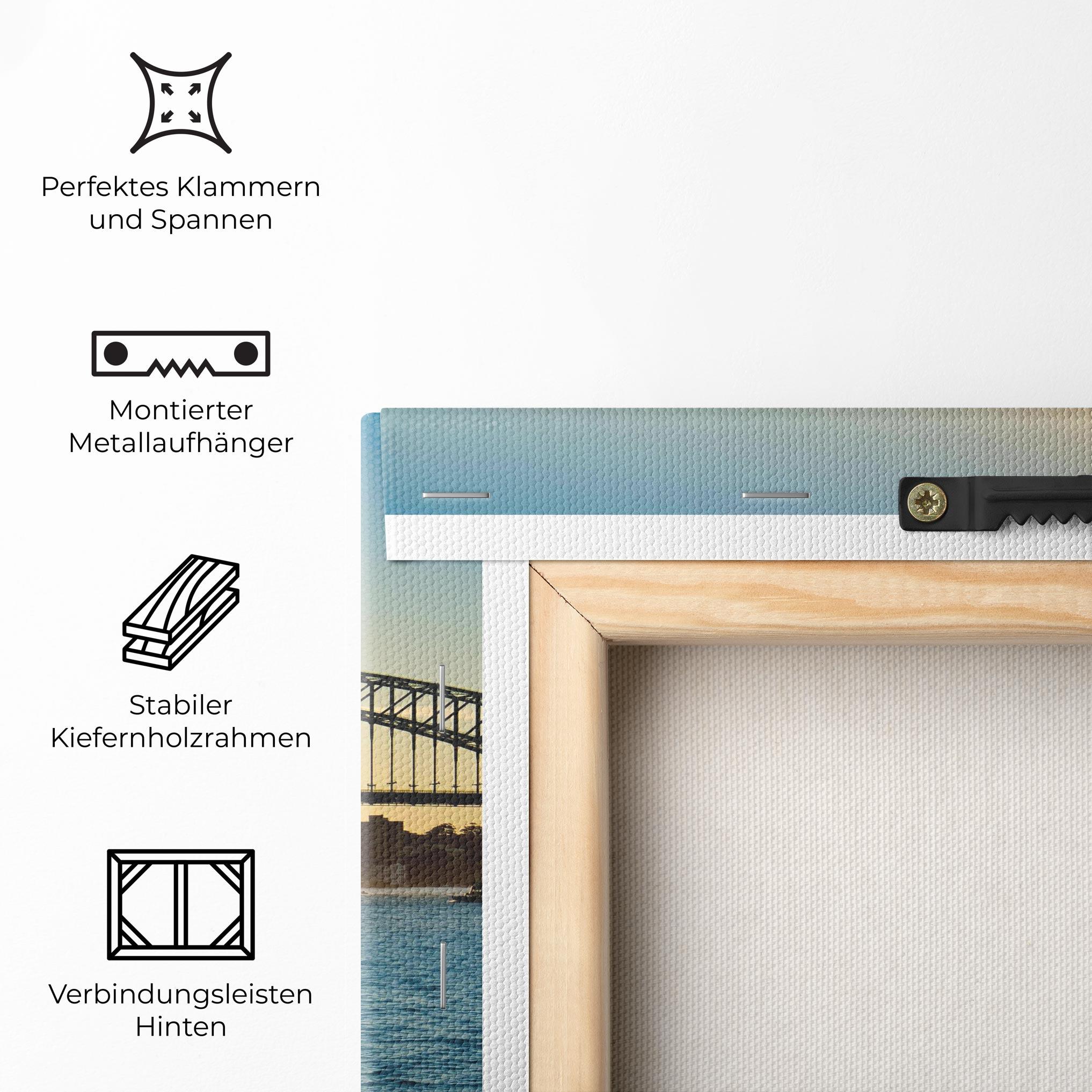 Leinwandbild Sunrise Sydney mockup 5