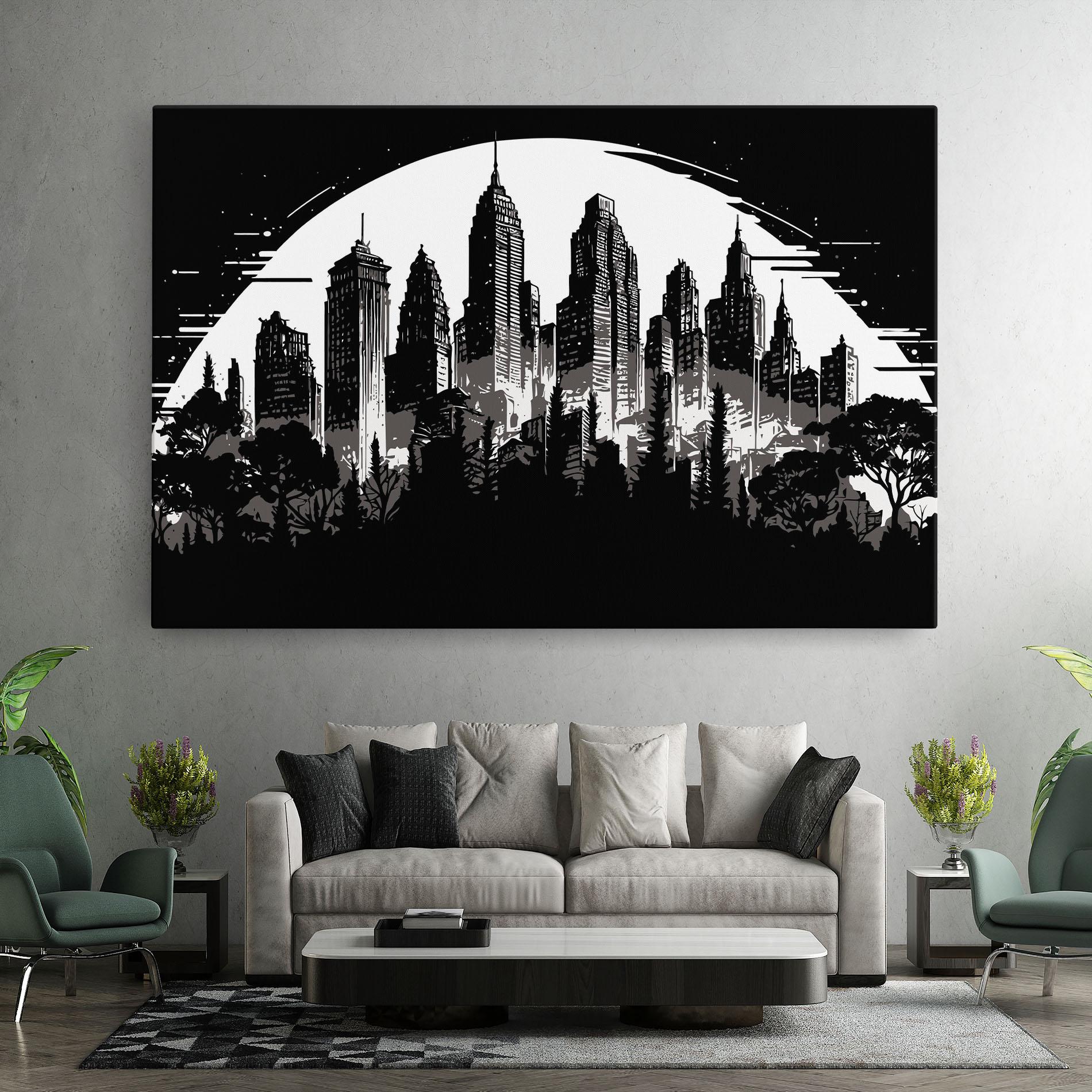 Leinwandbild Australia Moon mockup 7