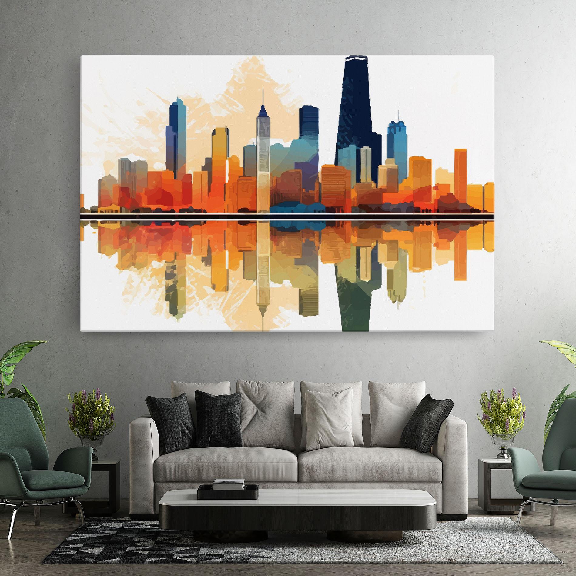 Leinwandbild Australian River mockup 7