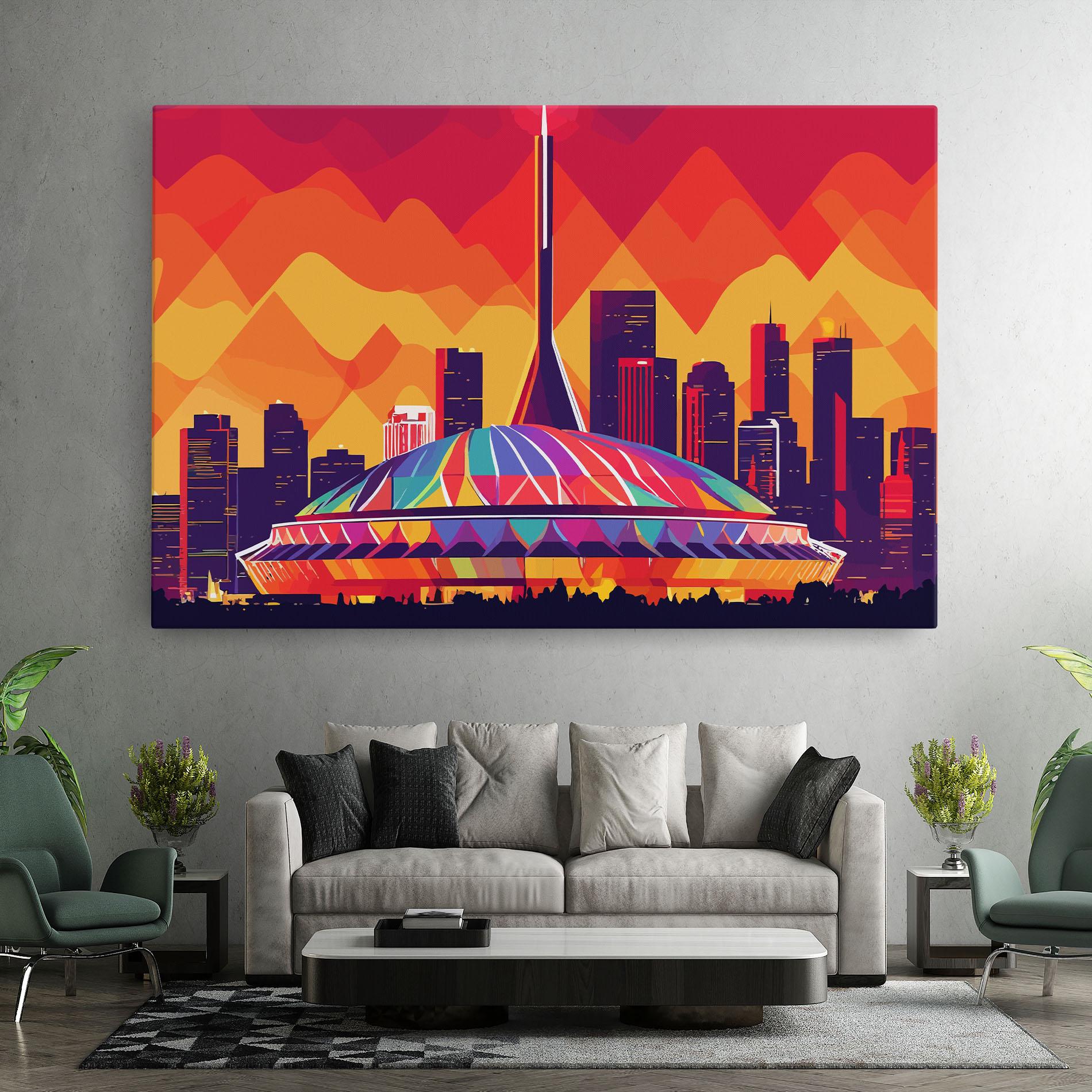 Leinwandbild Olympic Stadium mockup 7