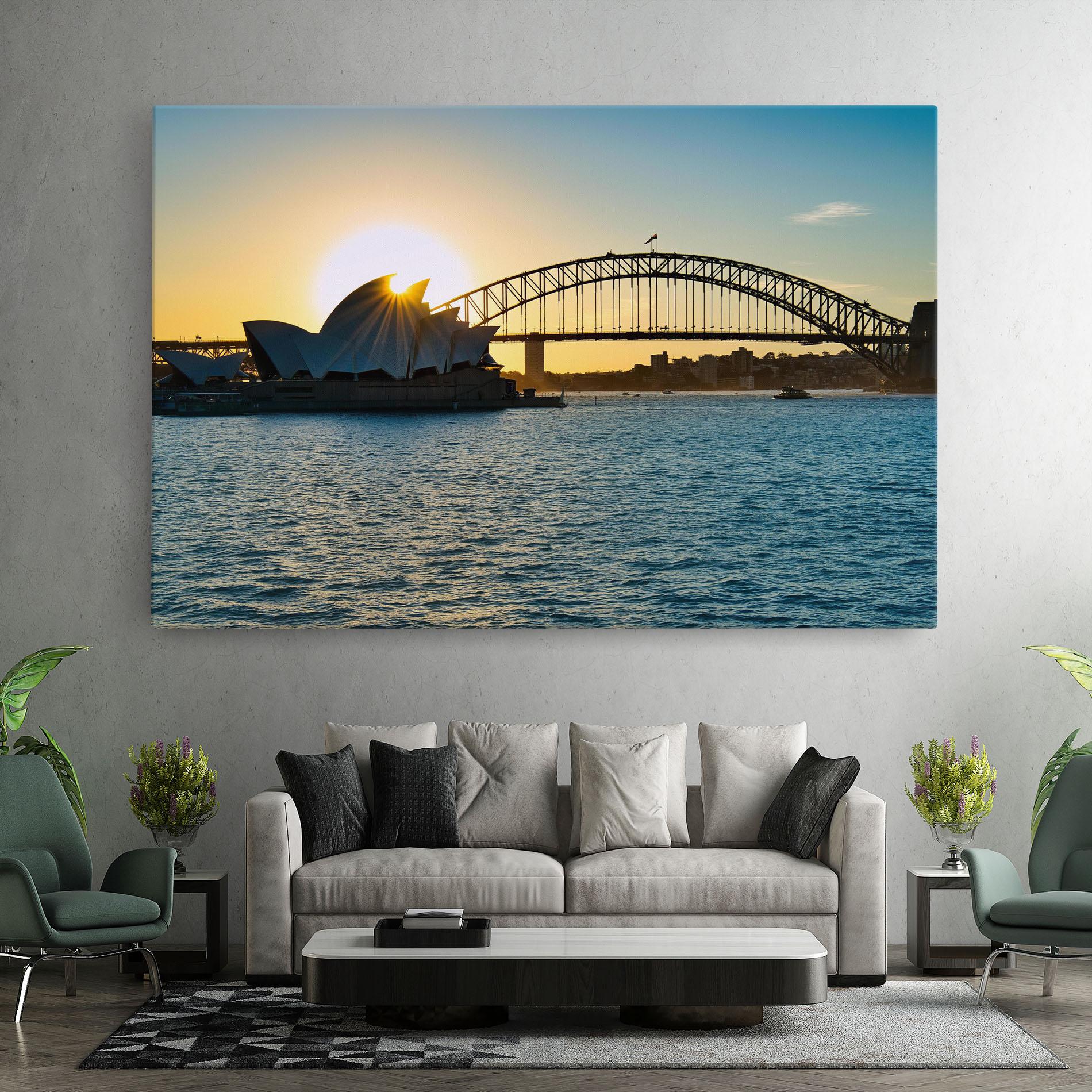 Leinwandbild Sunrise Sydney mockup 7