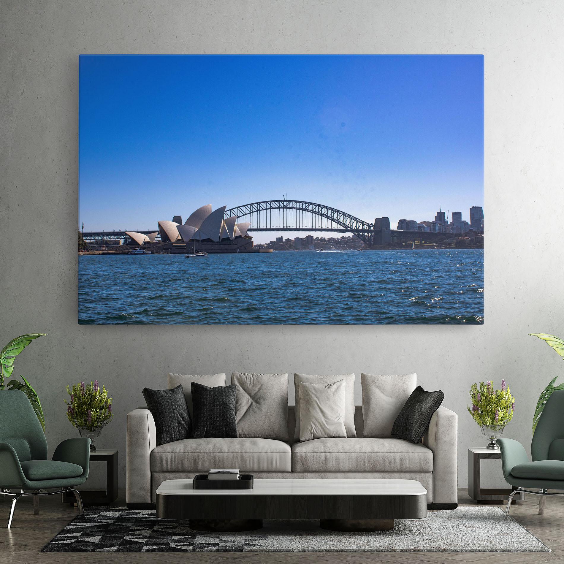 Leinwandbild Sydney Day Bridge mockup 7