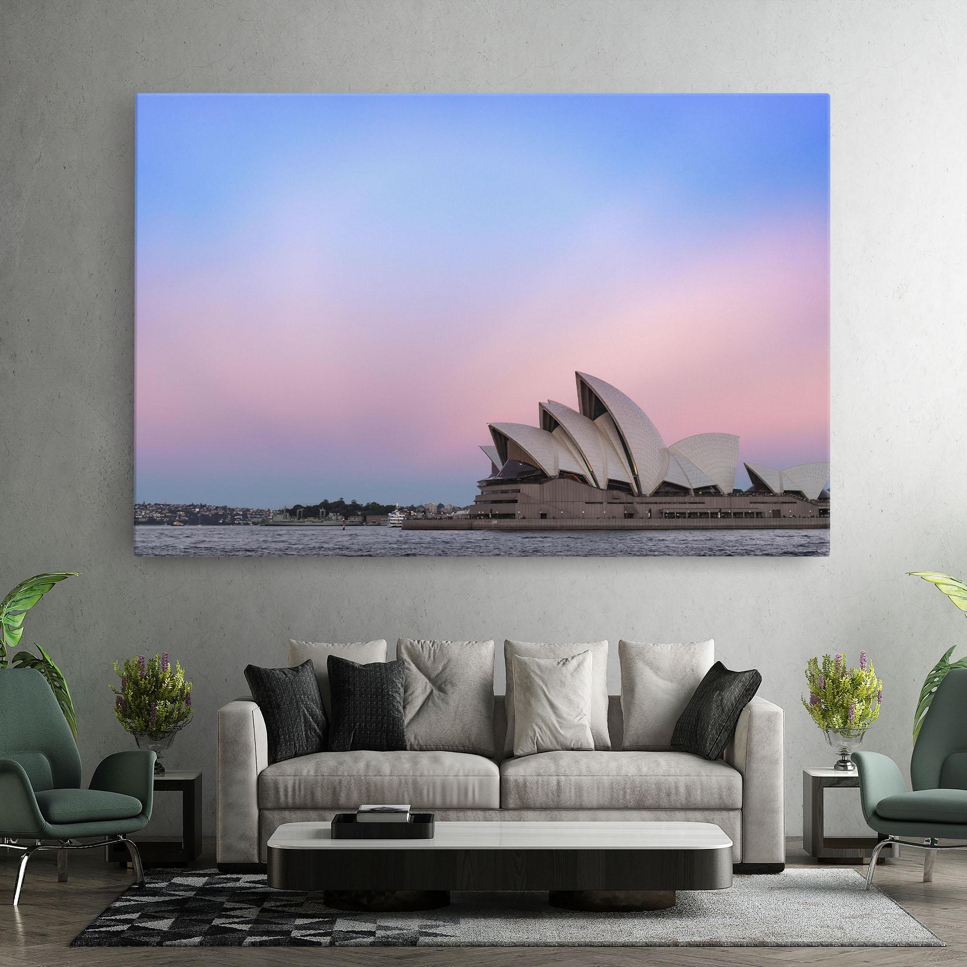 Leinwandbild Sydney Purple Sky mockup 7