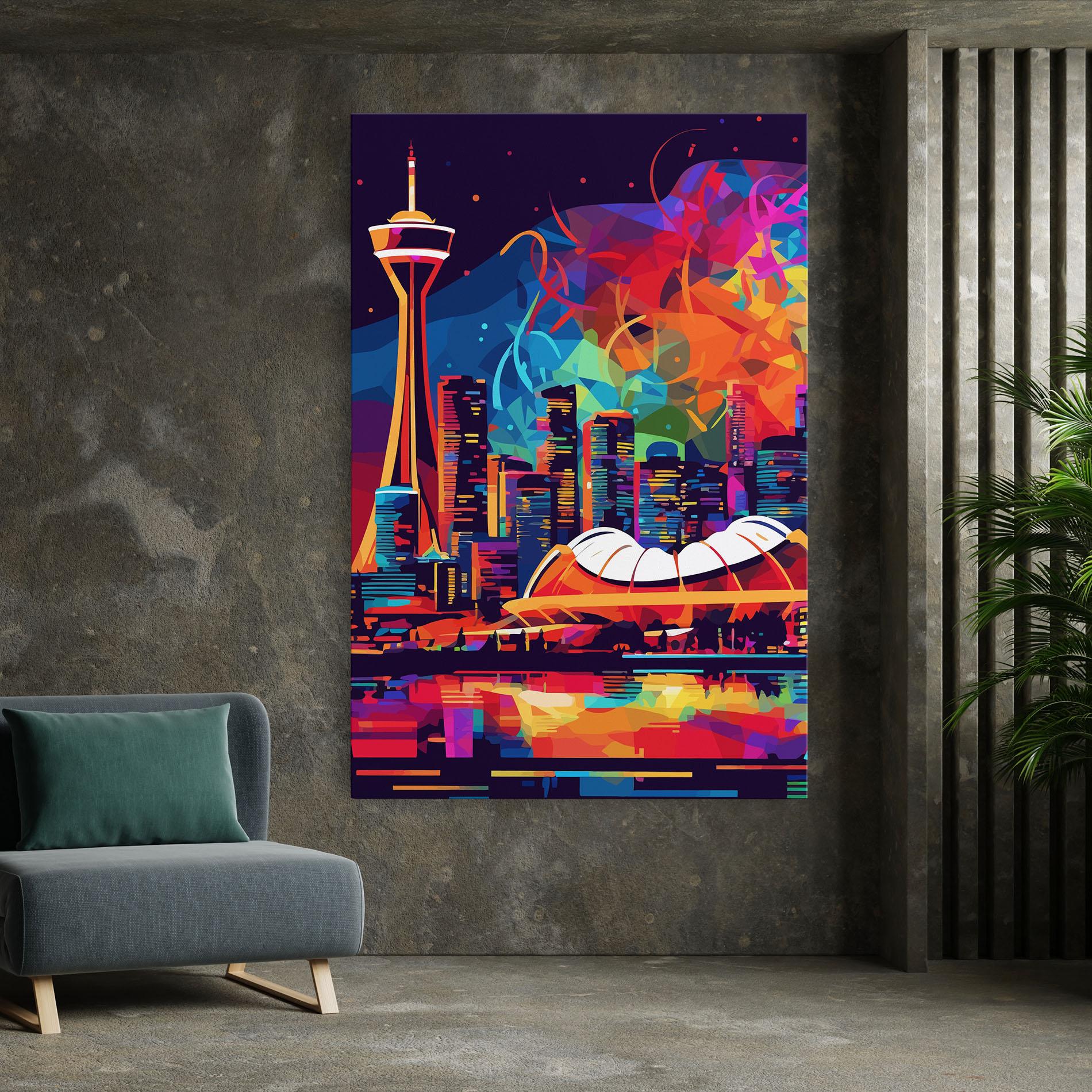 Leinwandbild Olympic Stadium Art mockup 7