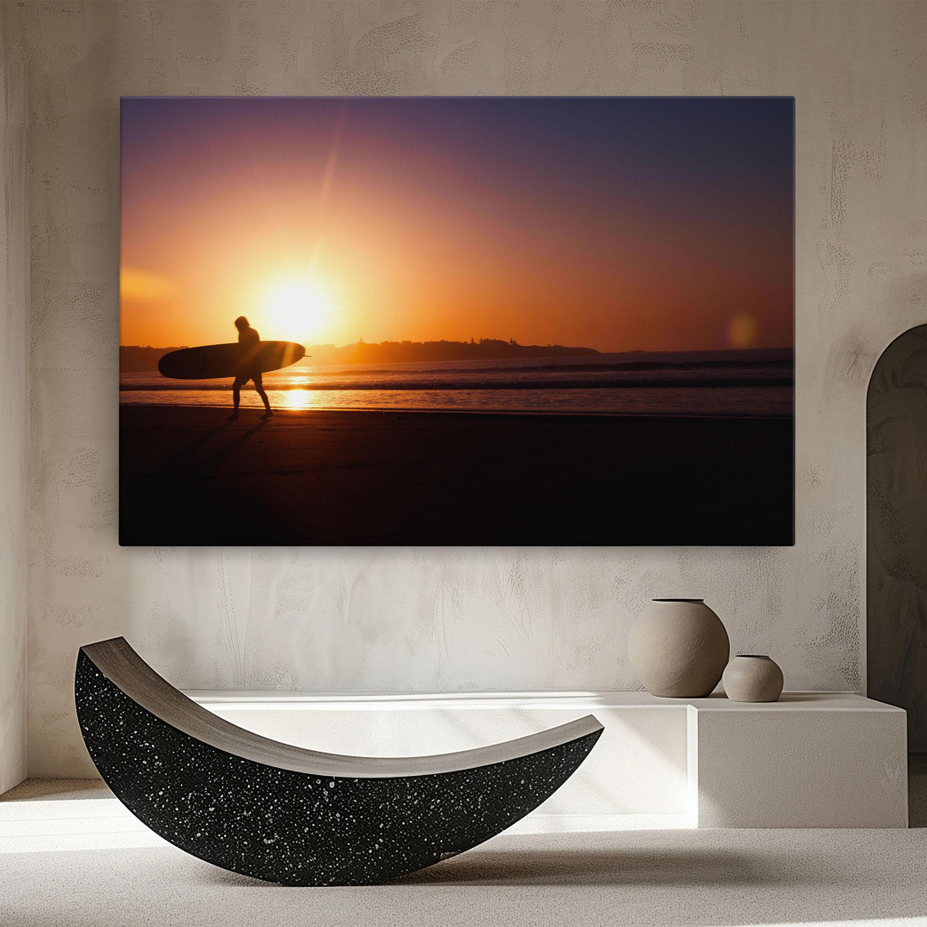 Leinwandbild Australian Sunset mockup 8