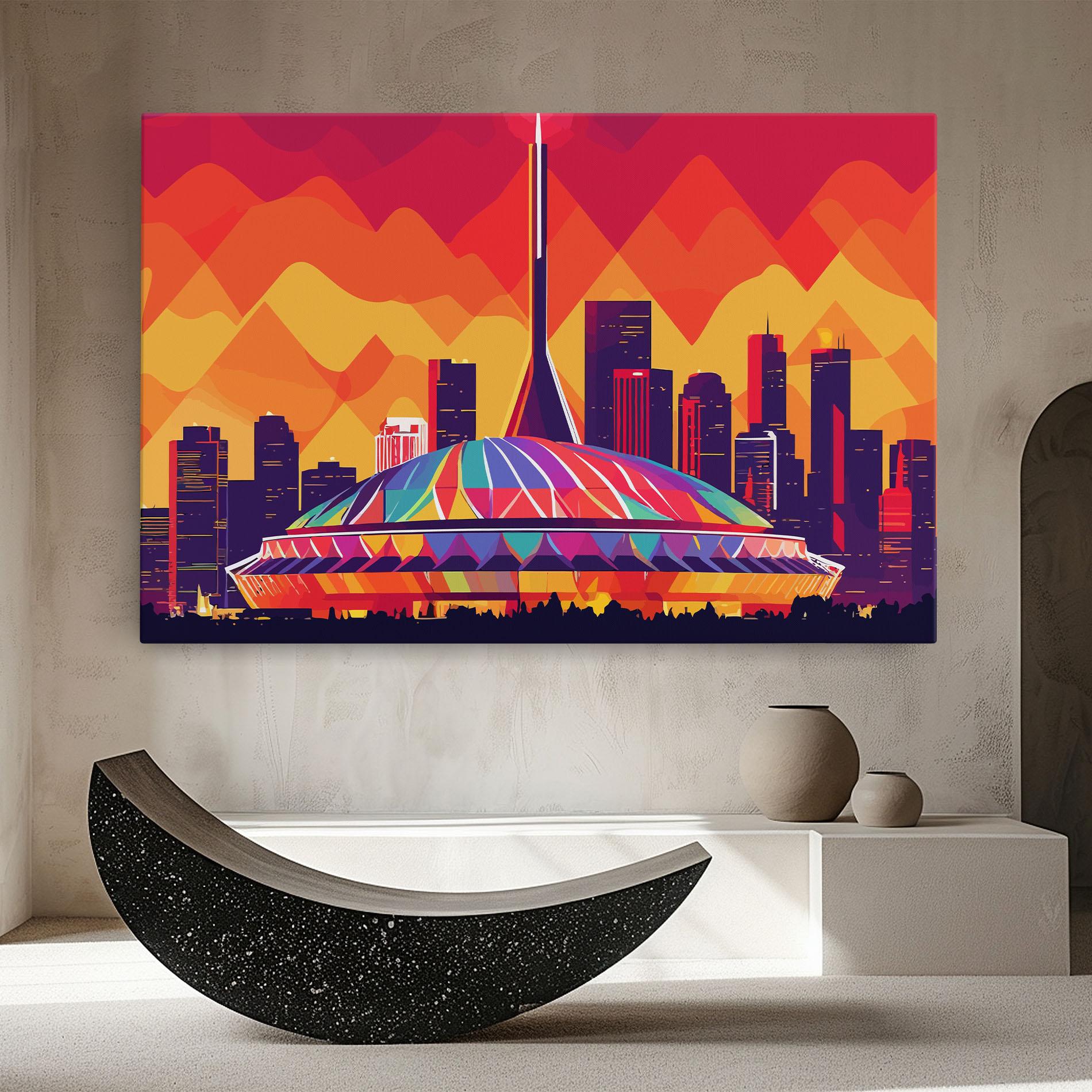 Leinwandbild Olympic Stadium mockup 8