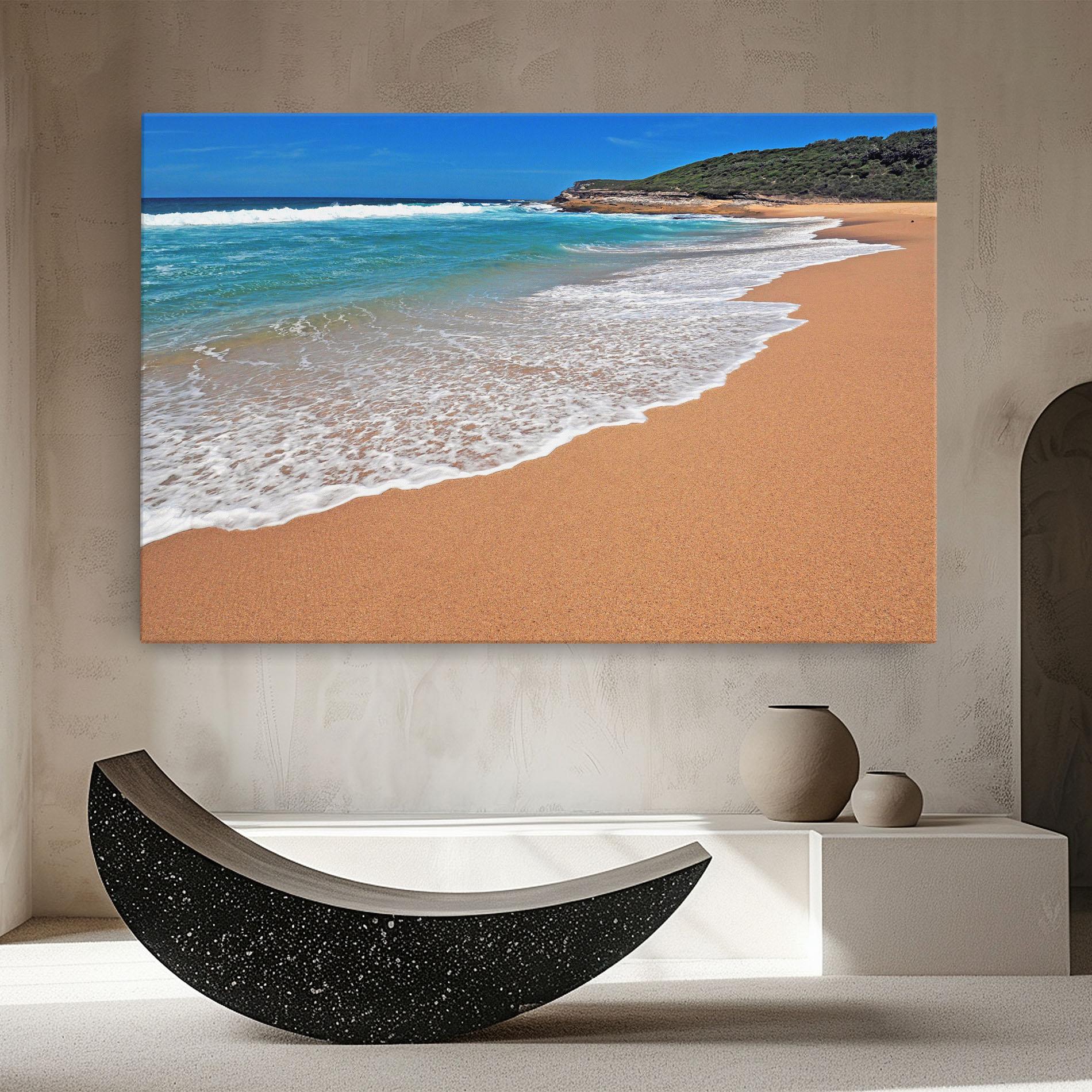 Leinwandbild Pristine Beach mockup 8
