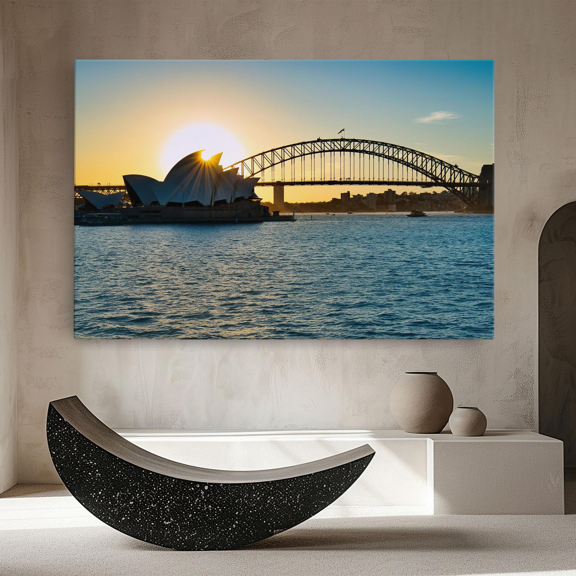 Leinwandbild Sunrise Sydney mockup 8