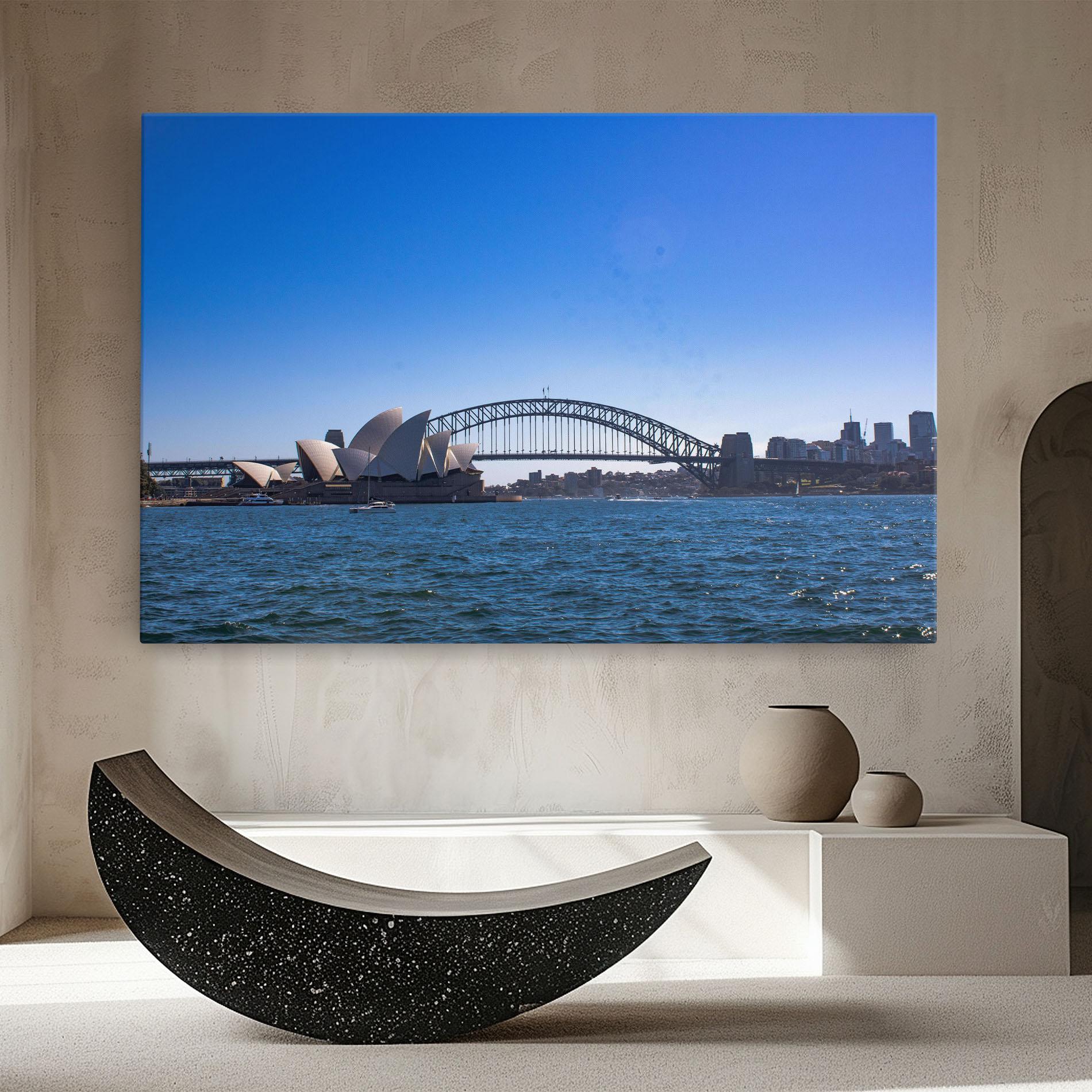 Leinwandbild Sydney Day Bridge mockup 8