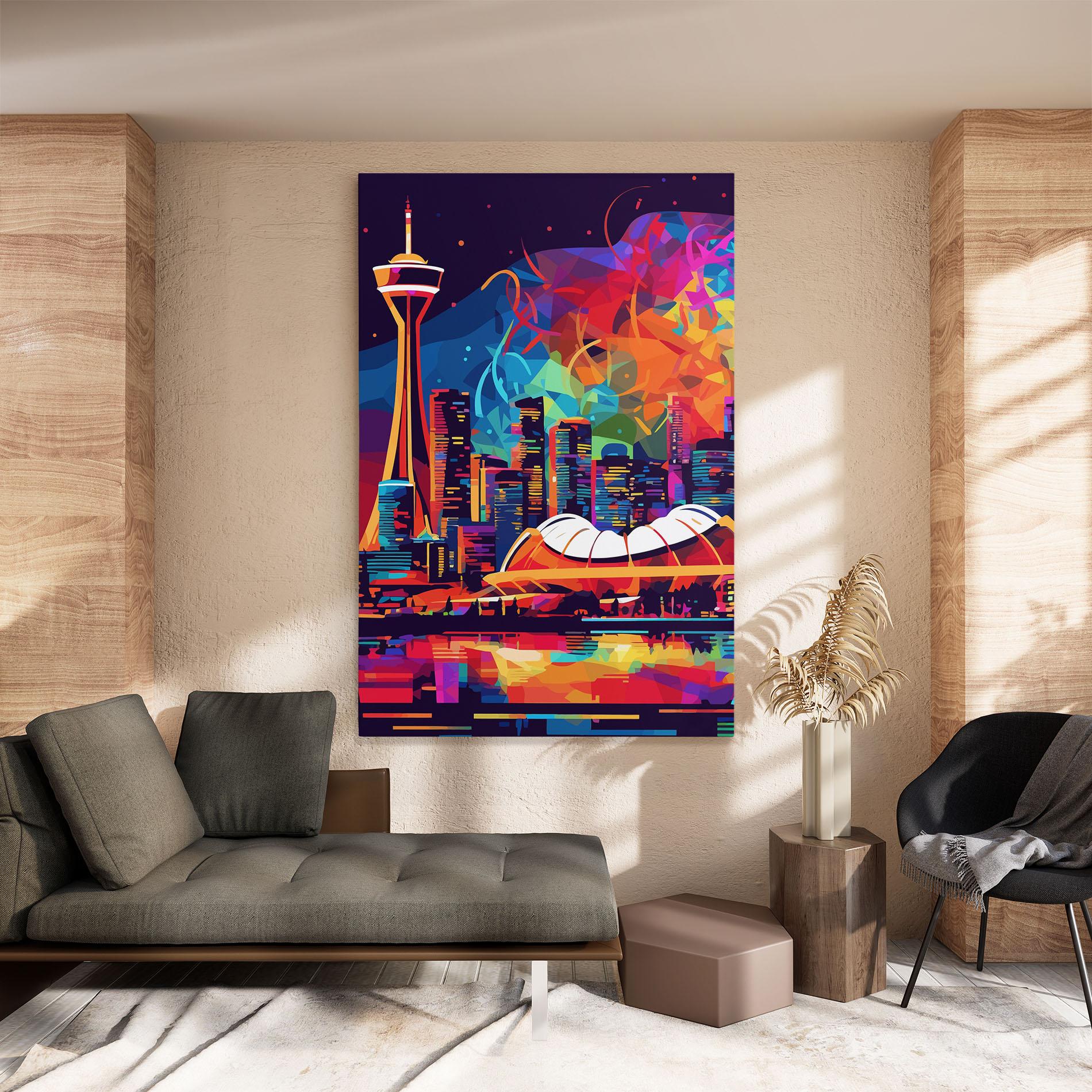 Leinwandbild Olympic Stadium Art mockup 8