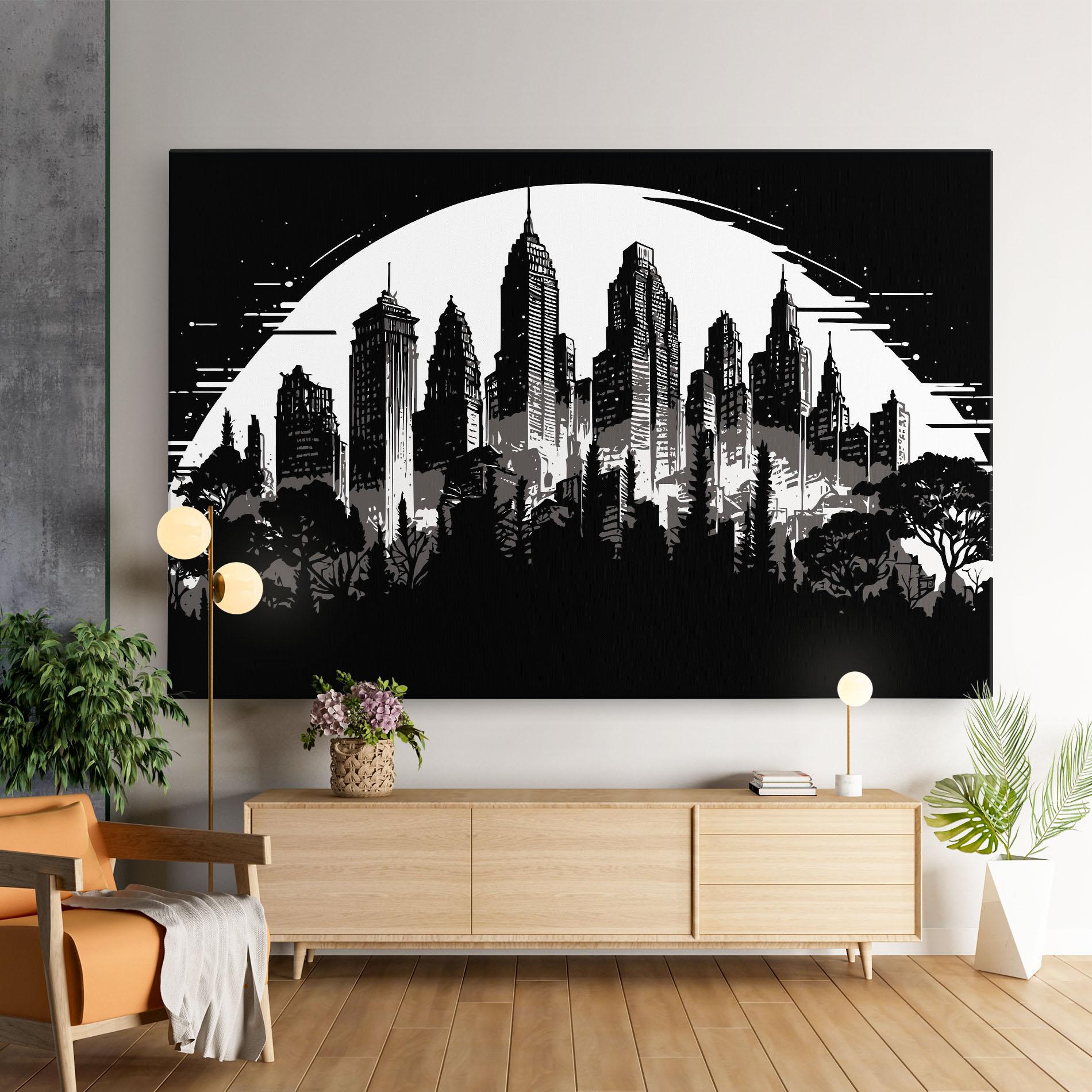 Leinwandbild Australia Moon mockup 9