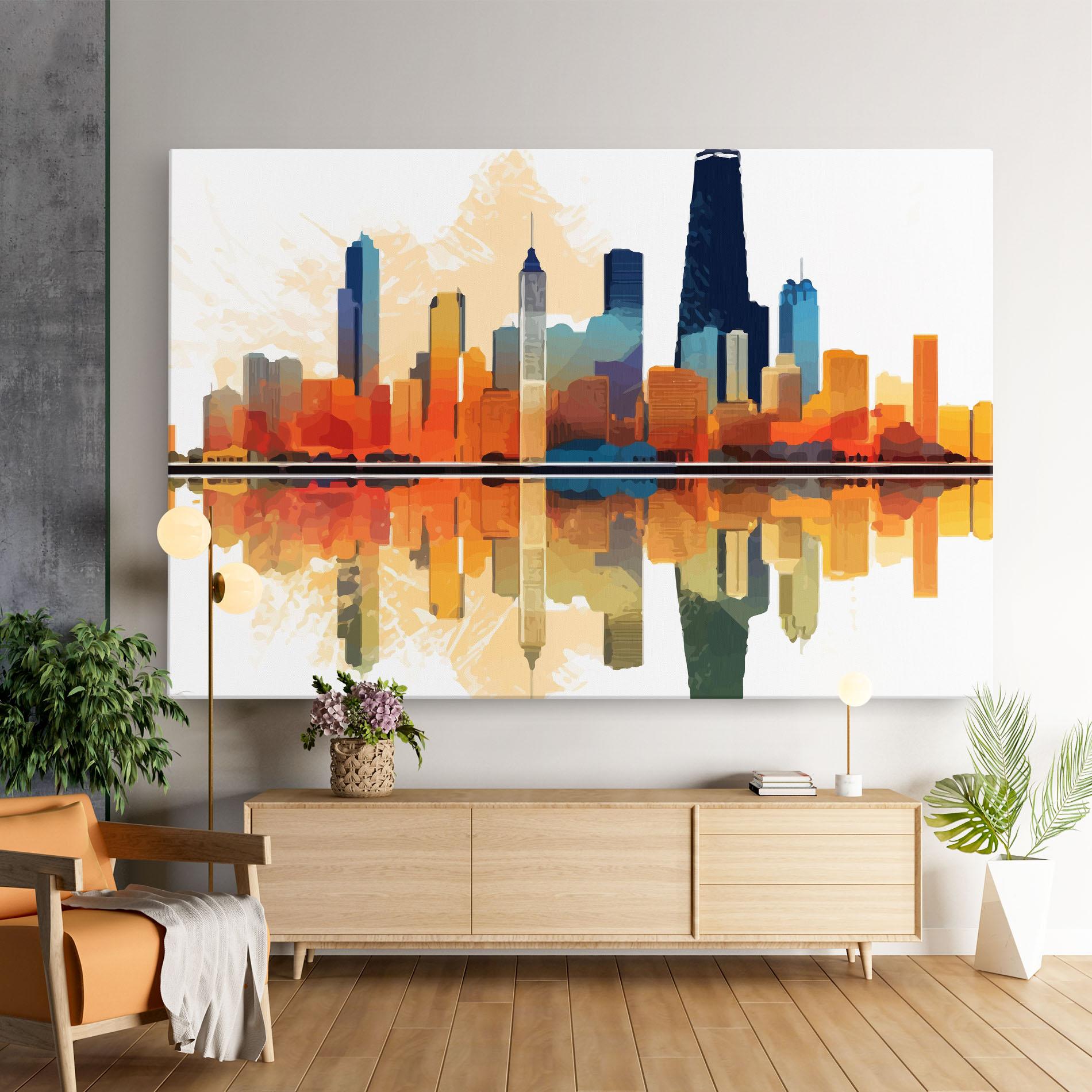 Leinwandbild Australian River mockup 9