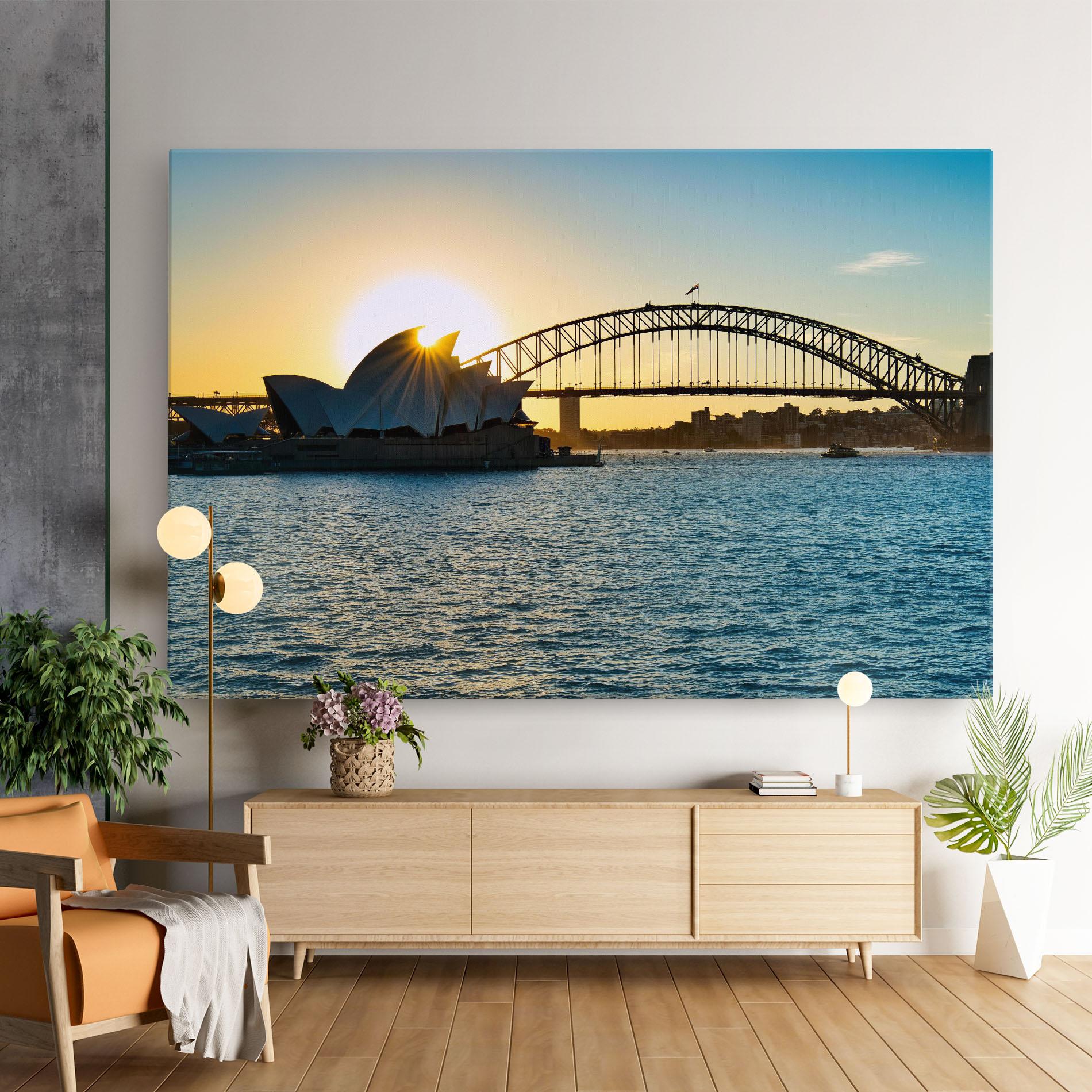 Leinwandbild Sunrise Sydney mockup 9