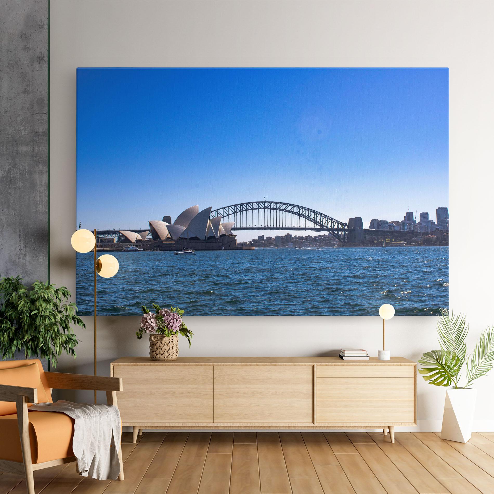 Leinwandbild Sydney Day Bridge mockup 9