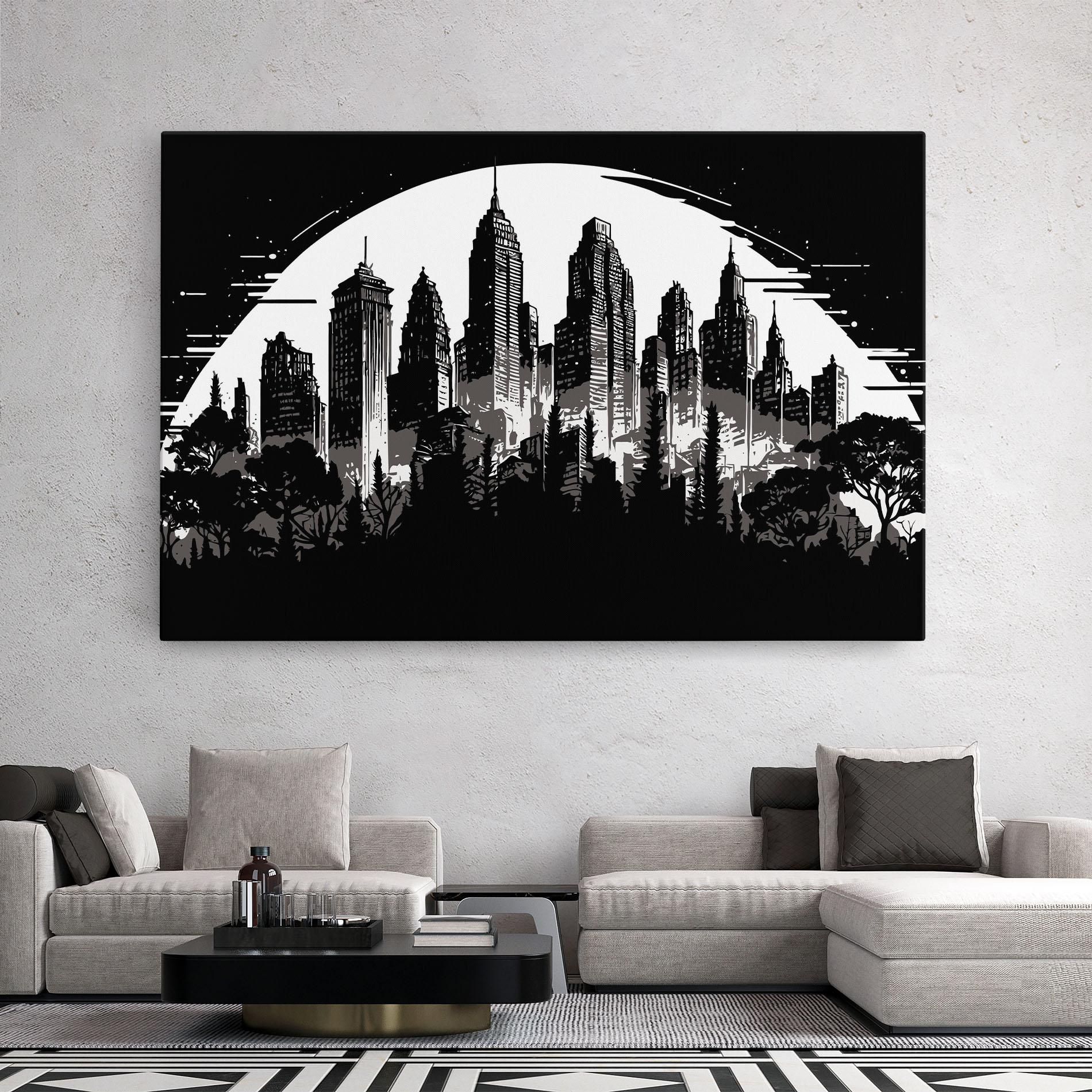 Leinwandbild Australia Moon mockup 2