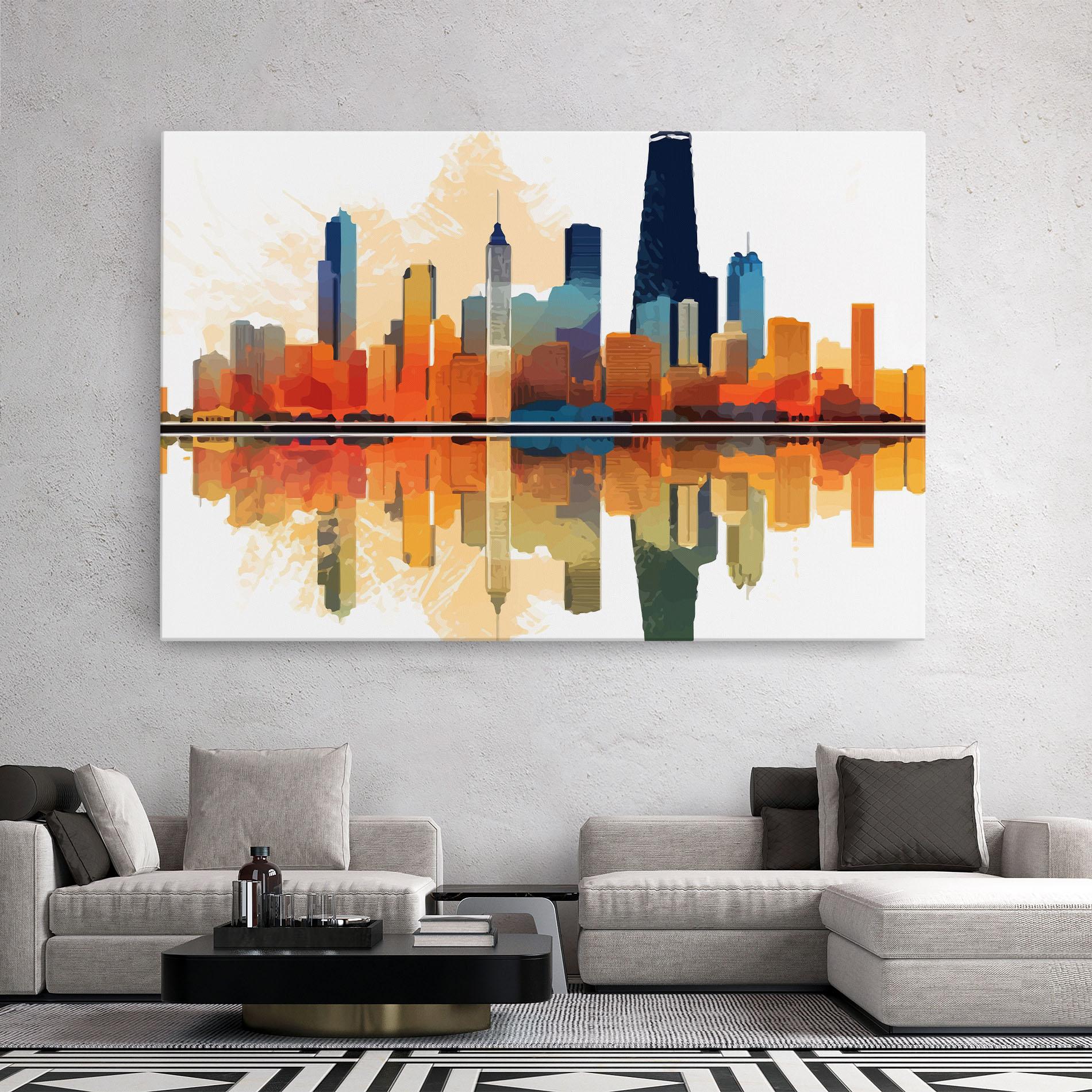 Leinwandbild Australian River mockup 2
