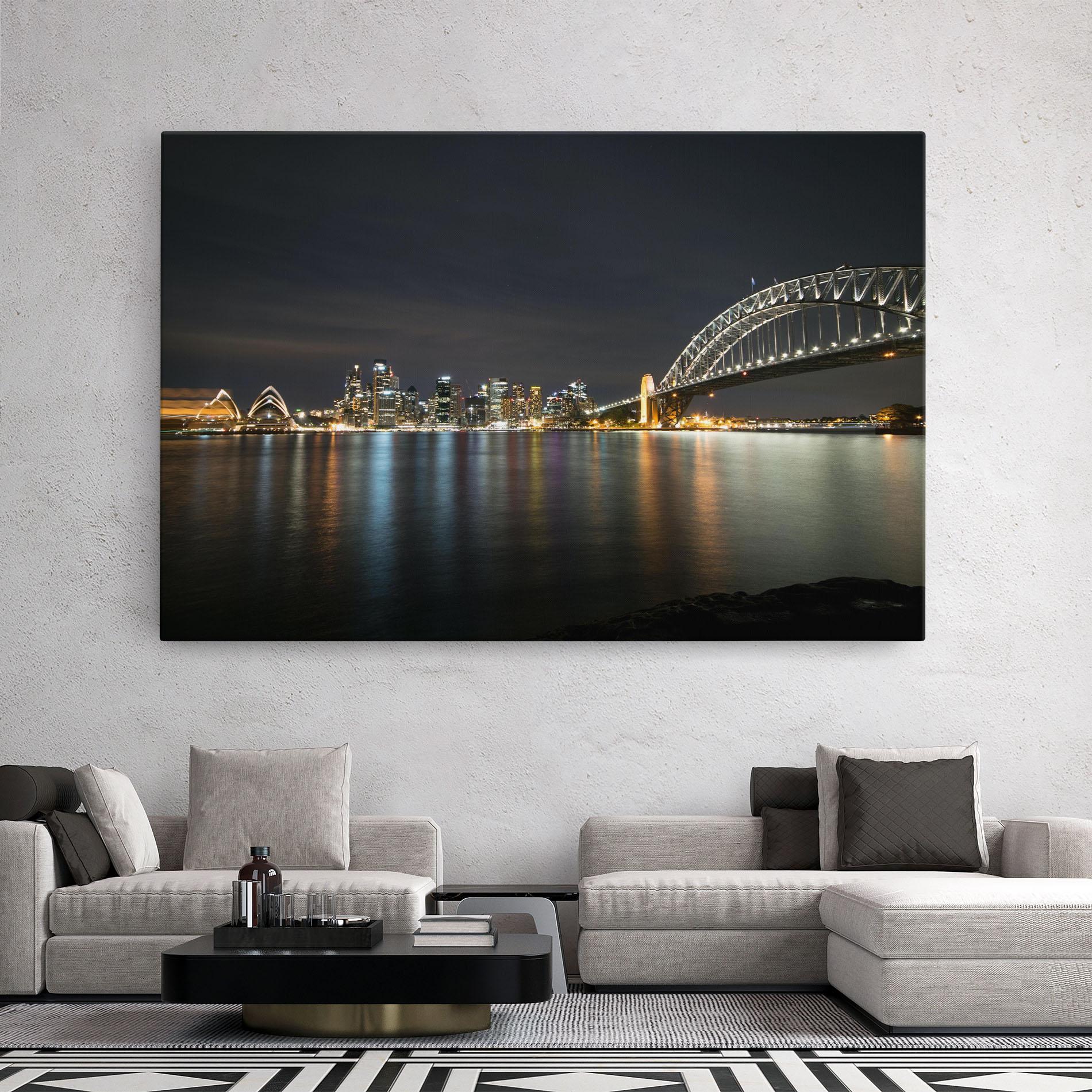Leinwandbild Harbour Bridge mockup 2
