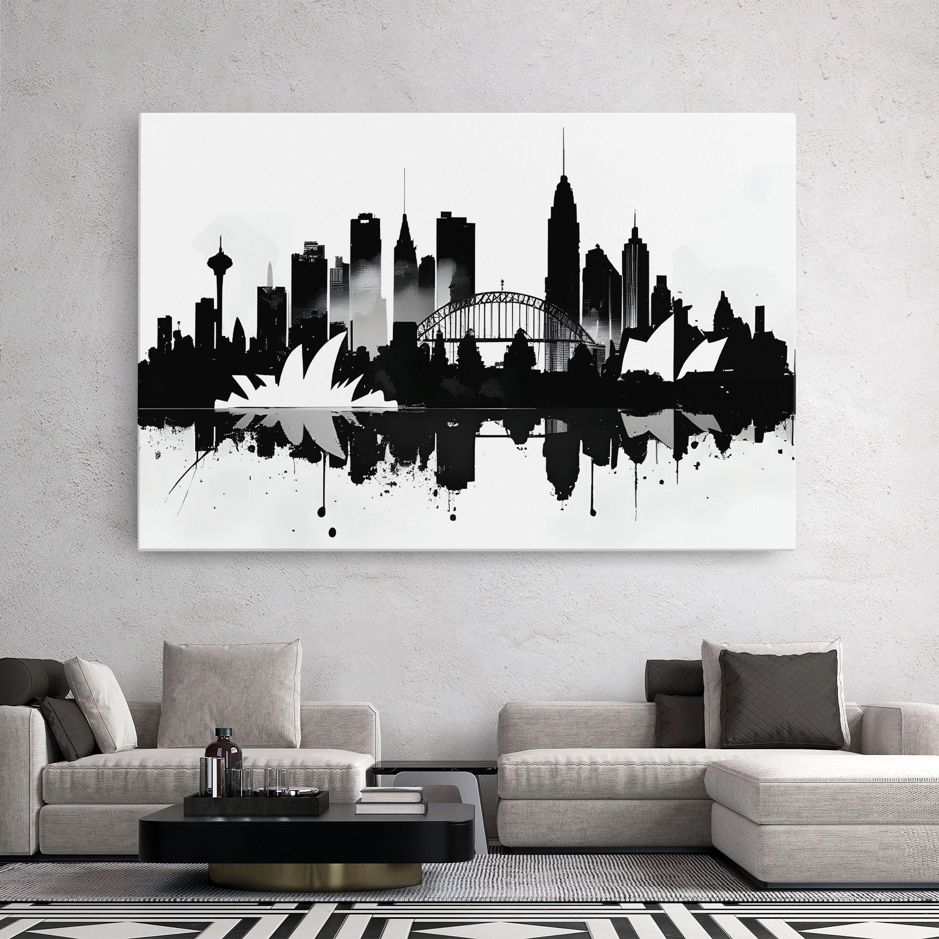 Leinwandbild Opera House Art mockup 2