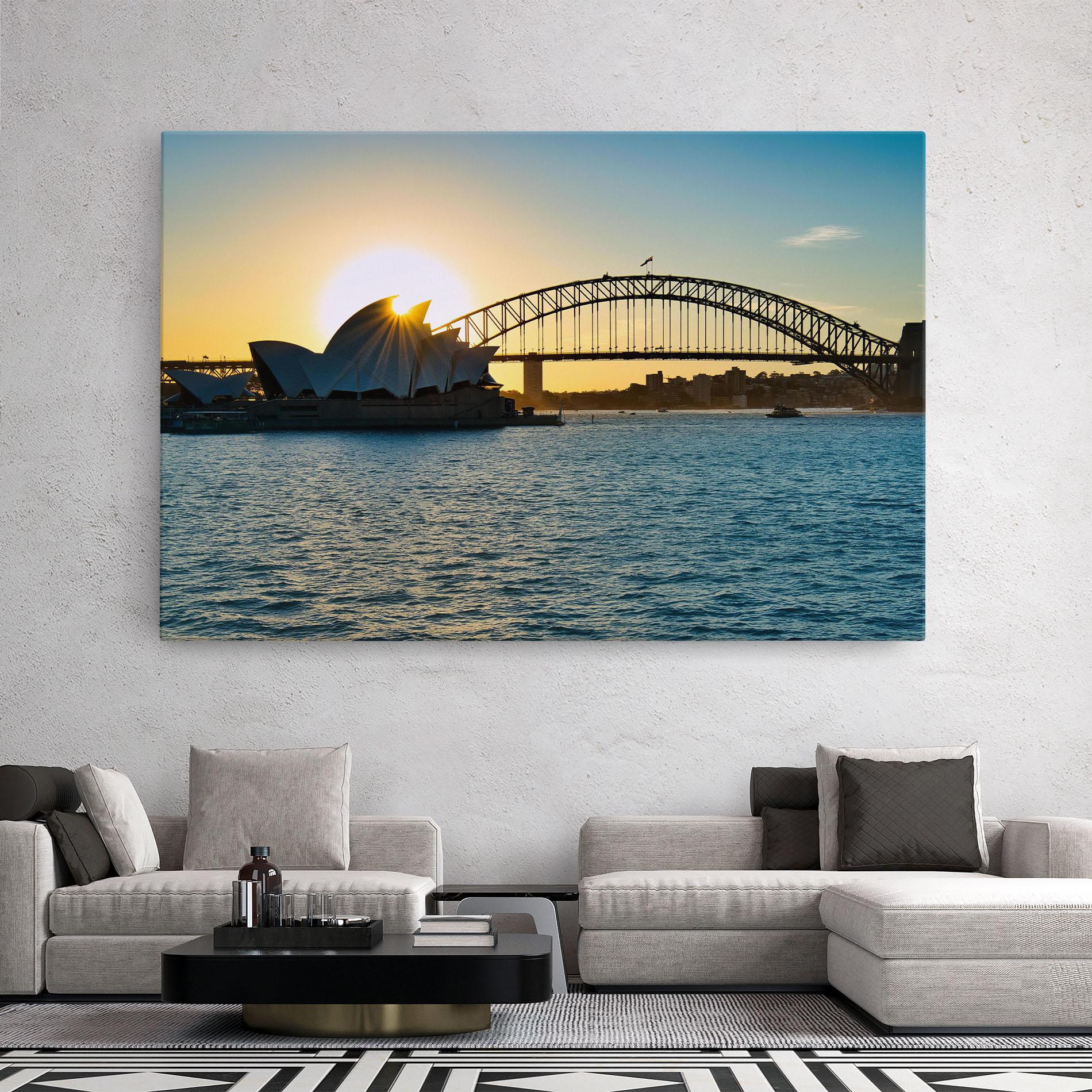Leinwandbild Sunrise Sydney mockup 2