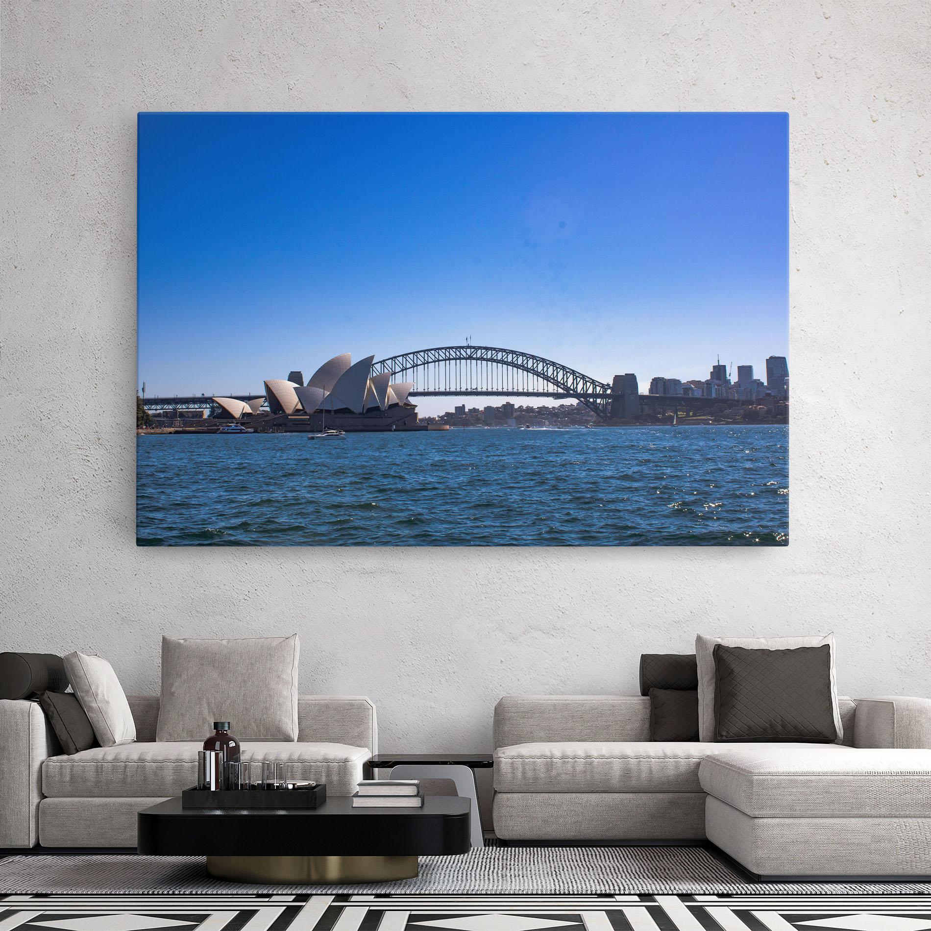 Leinwandbild Sydney Day Bridge mockup 2