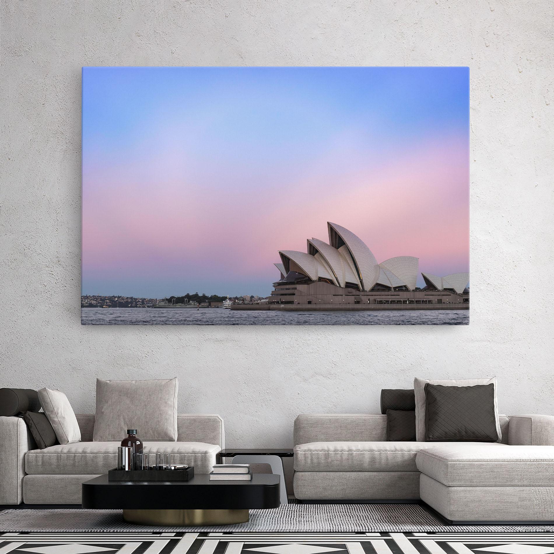 Leinwandbild Sydney Purple Sky mockup 2