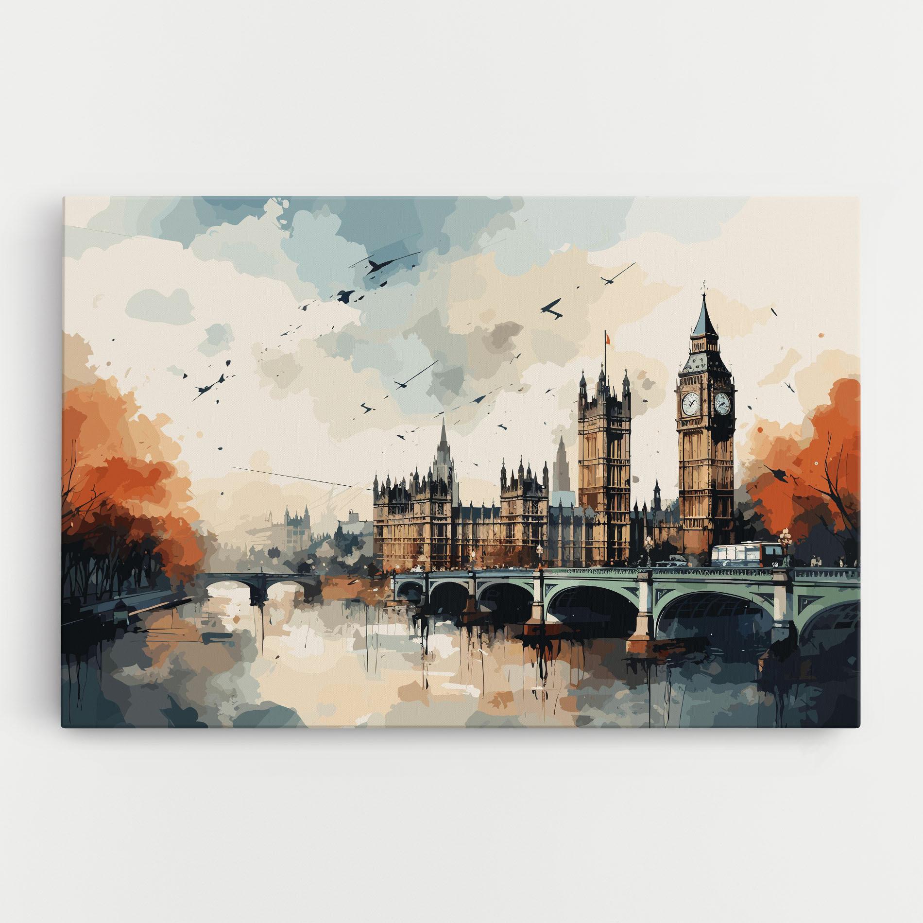 Leinwandbild England Art mockup 0