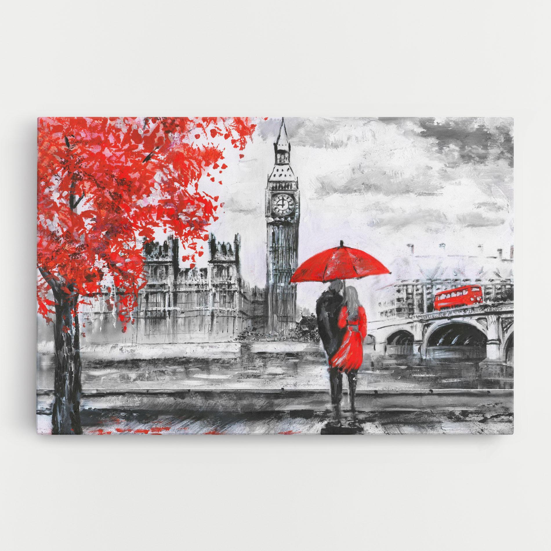 Leinwandbild London Love mockup 0