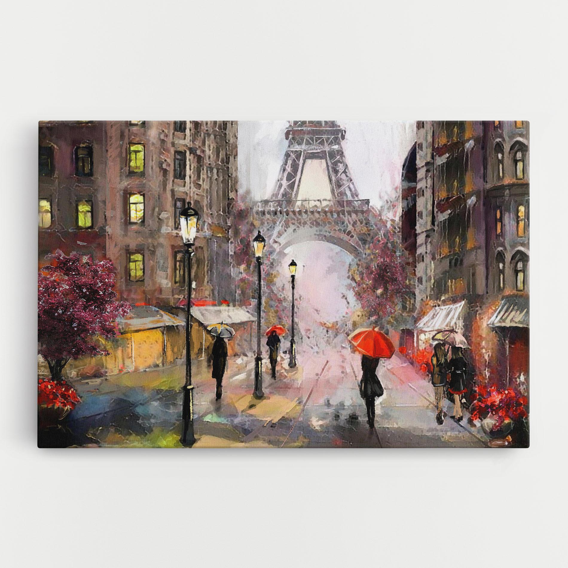 Leinwandbild Paris Colours mockup 0