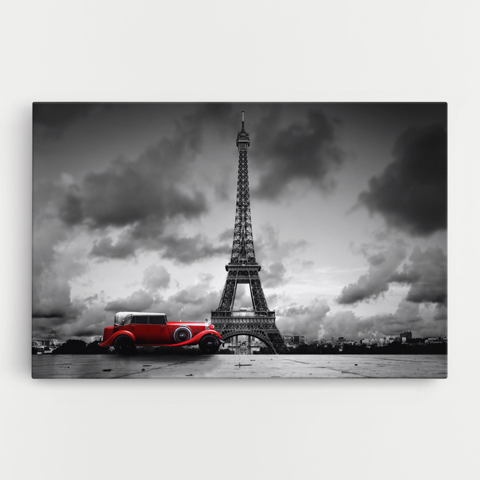 Leinwandbild Vintage Paris mockup 0