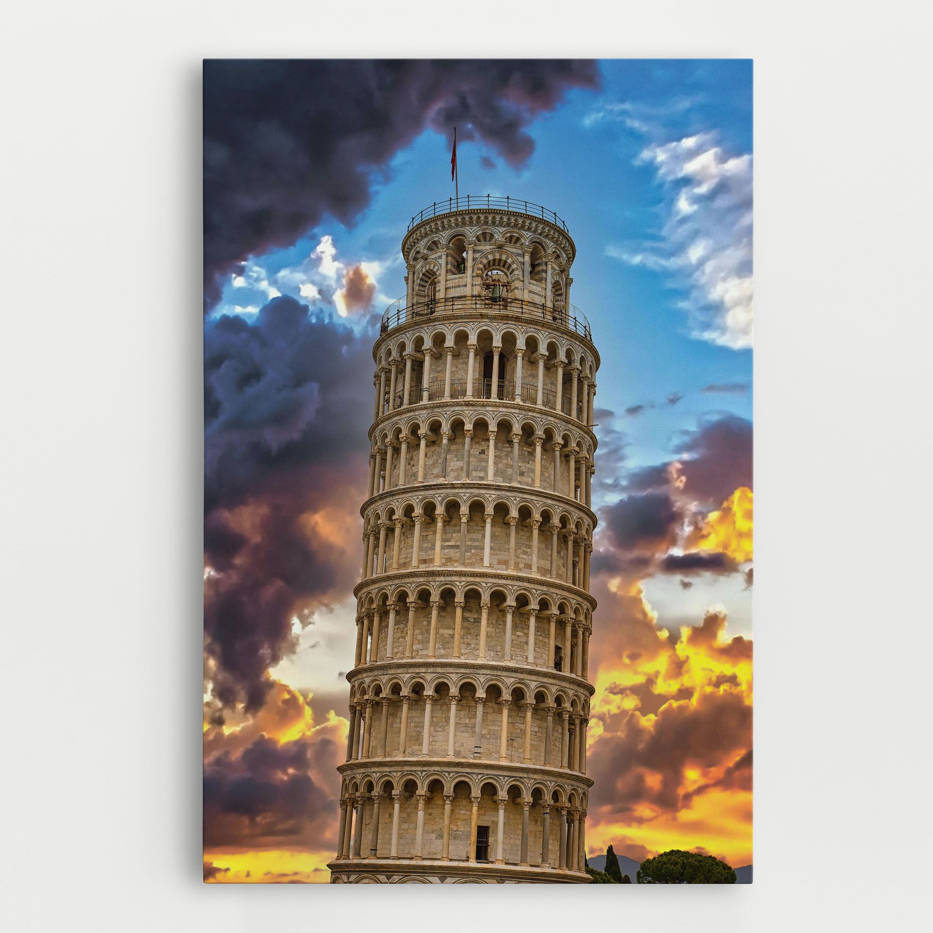 Tower Of Pisa Sunset mockup 0