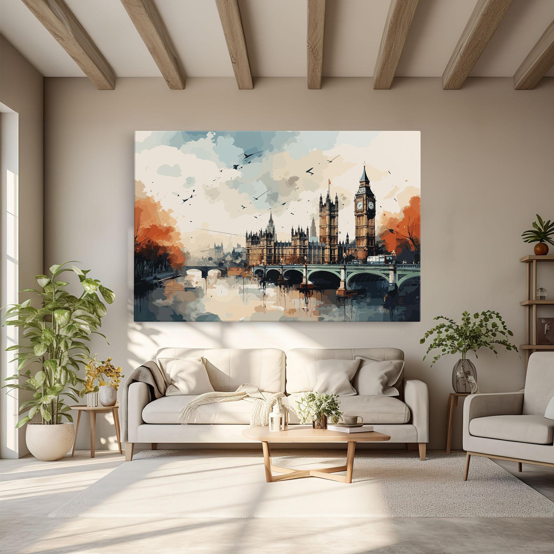 Leinwandbild England Art mockup 6