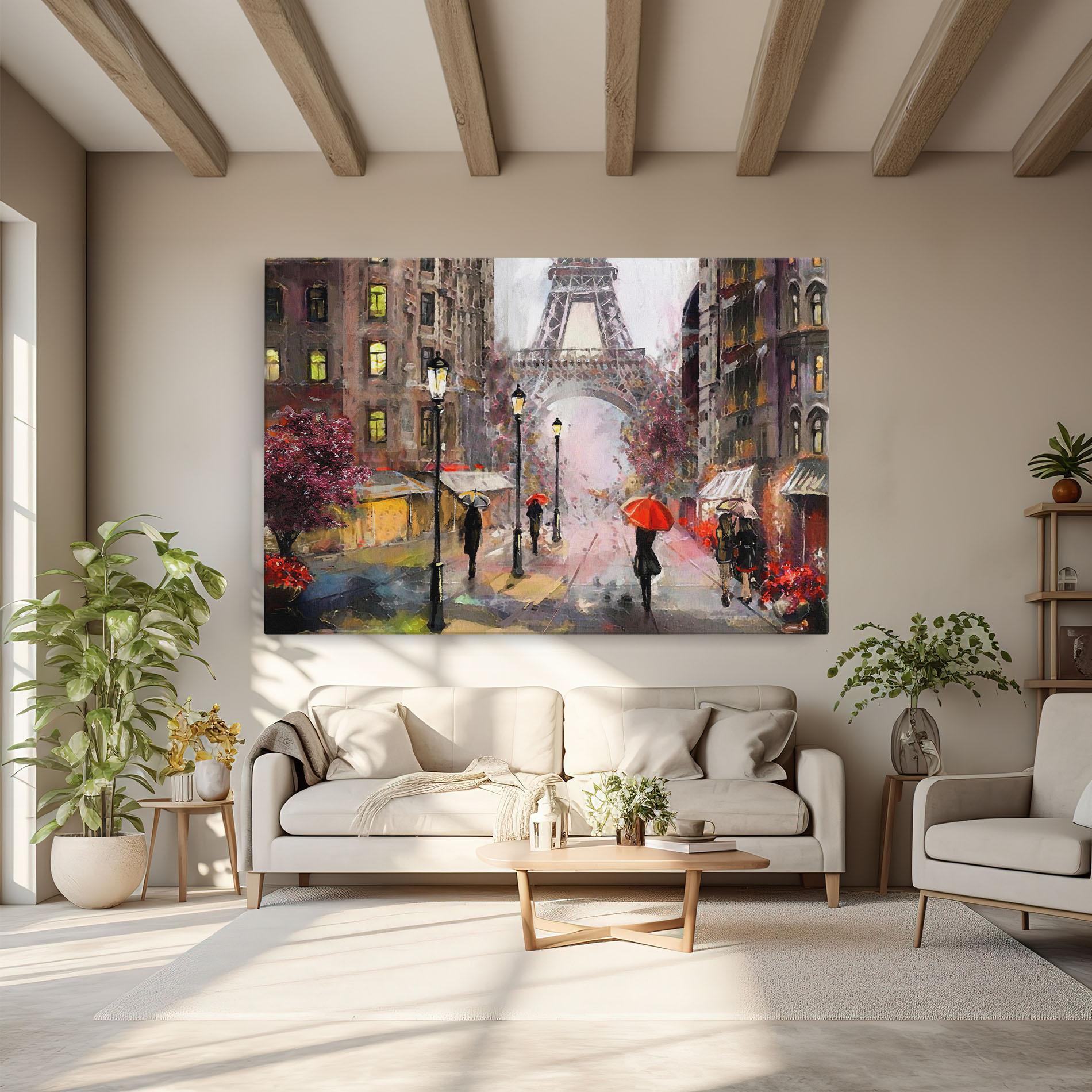 Leinwandbild Paris Colours mockup 6