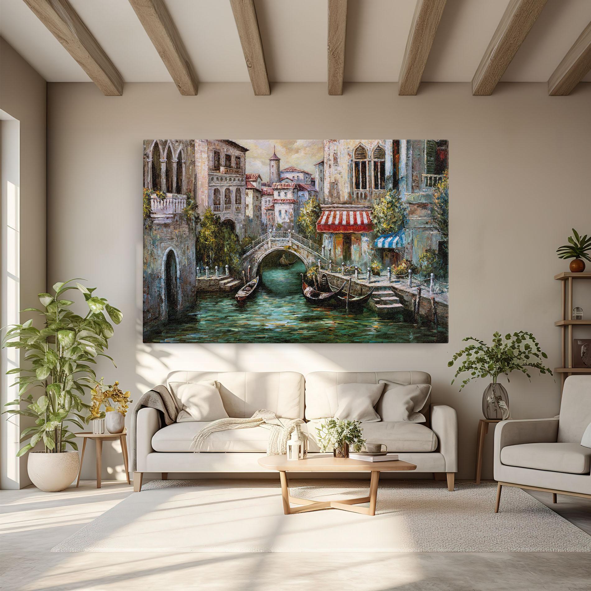 Leinwandbild Venice Colors mockup 6