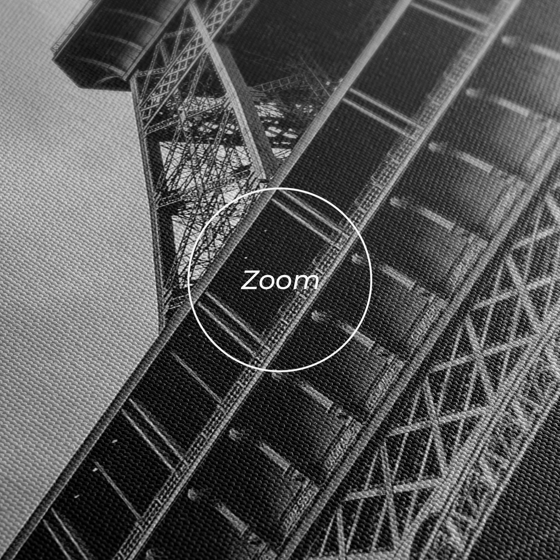 Leinwandbild Eiffel Grey Tower mockup 3