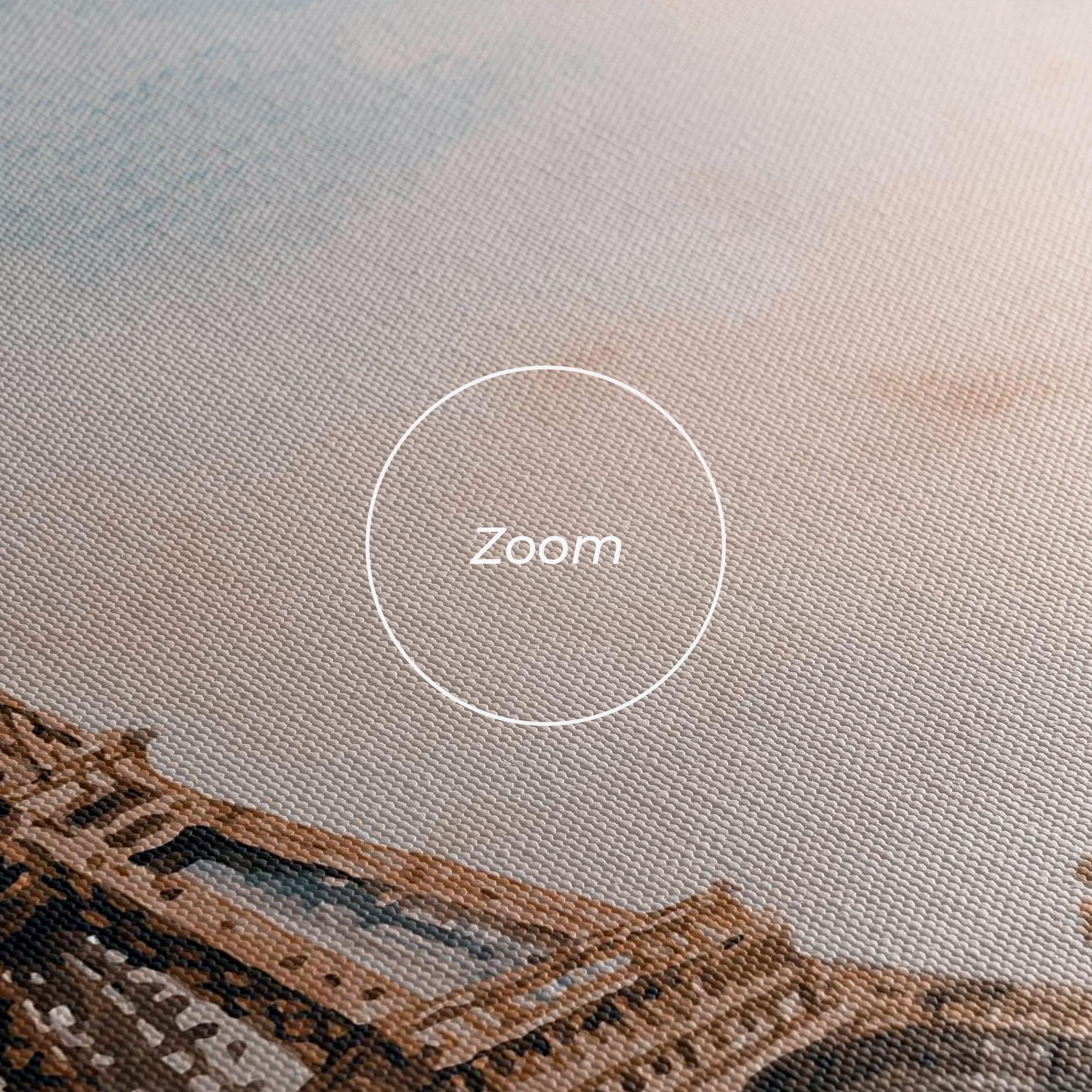 Leinwandbild Eiffel Tower Roses mockup 3