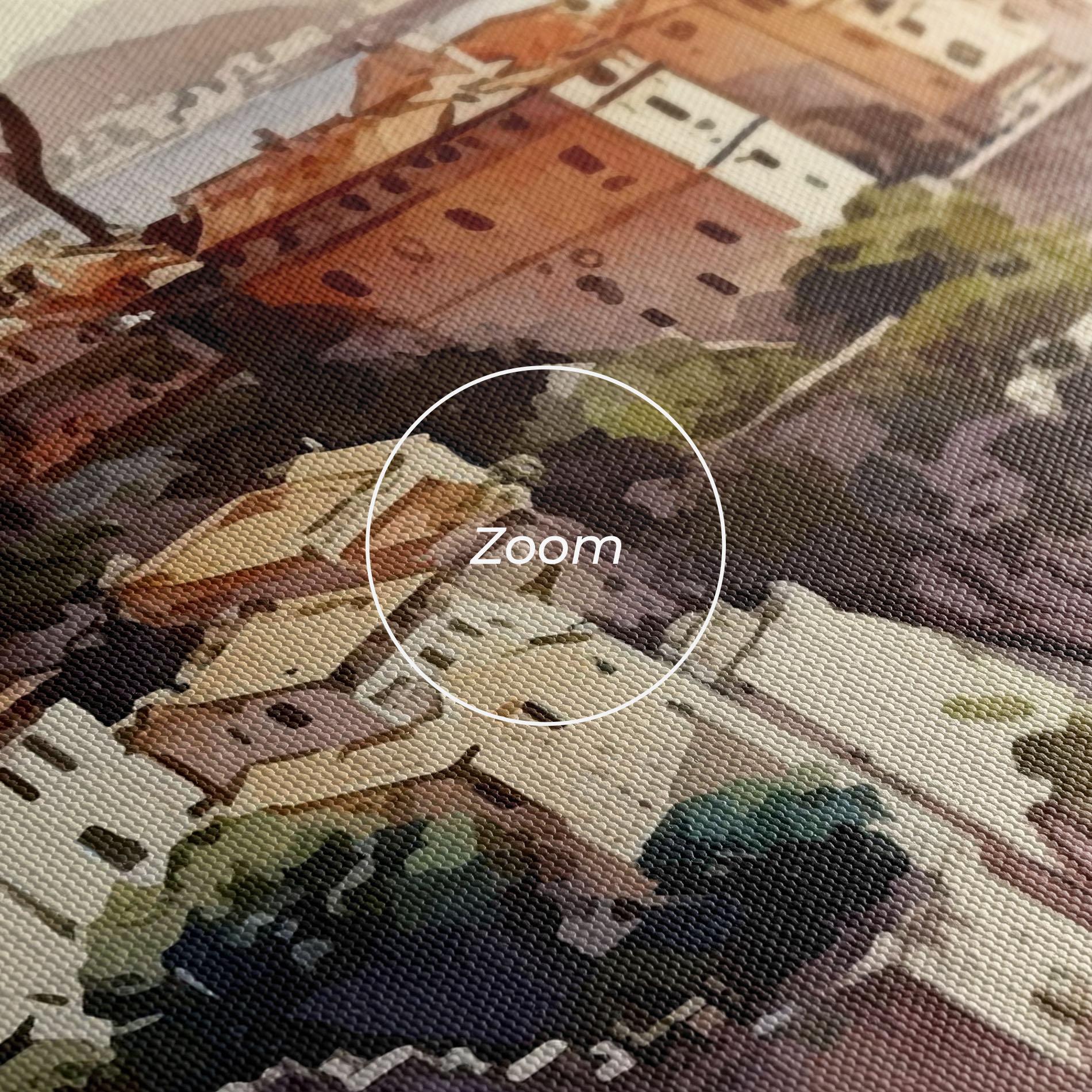 Leinwandbild Stunning View Painting mockup 3