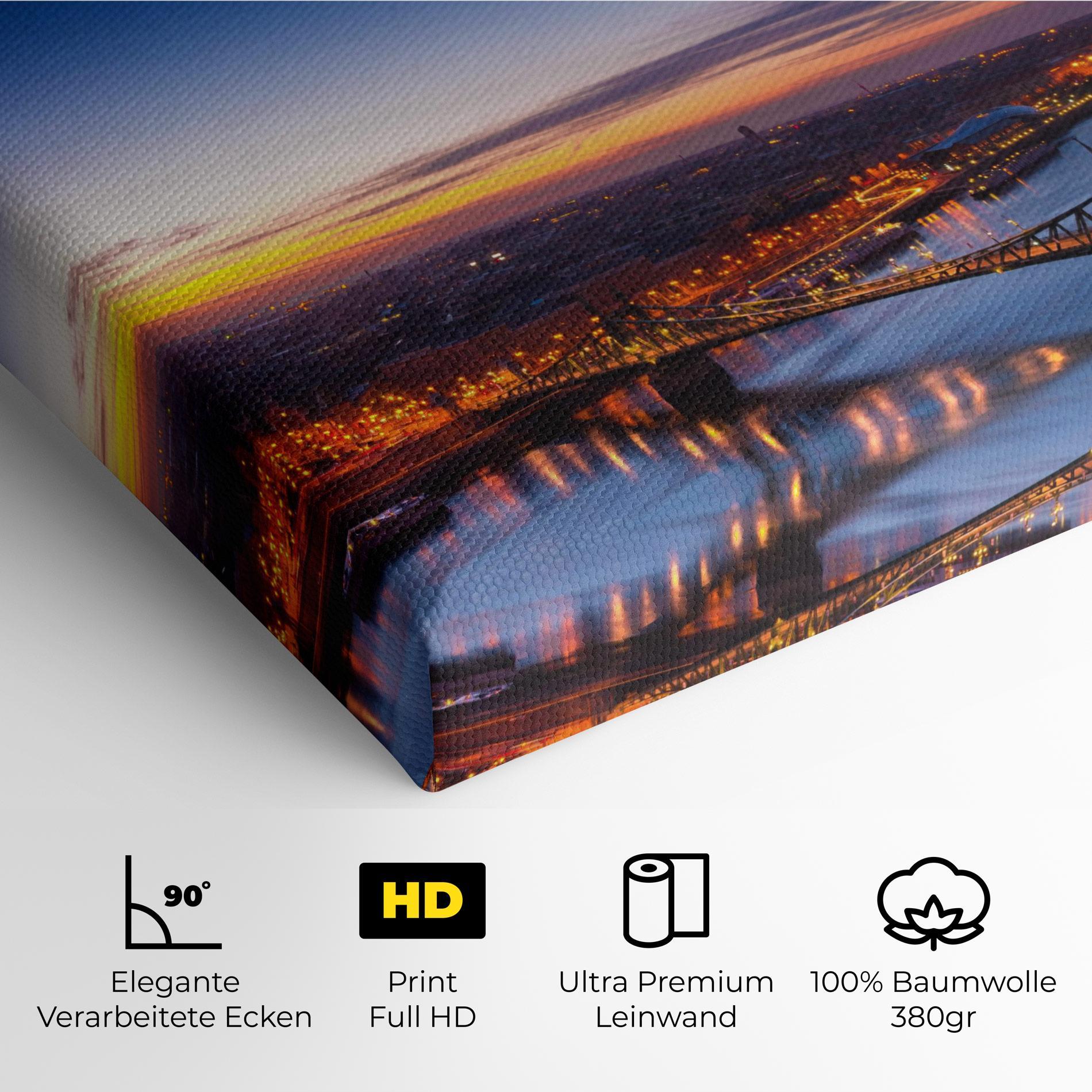 Leinwandbild Budapest Sunset mockup 4